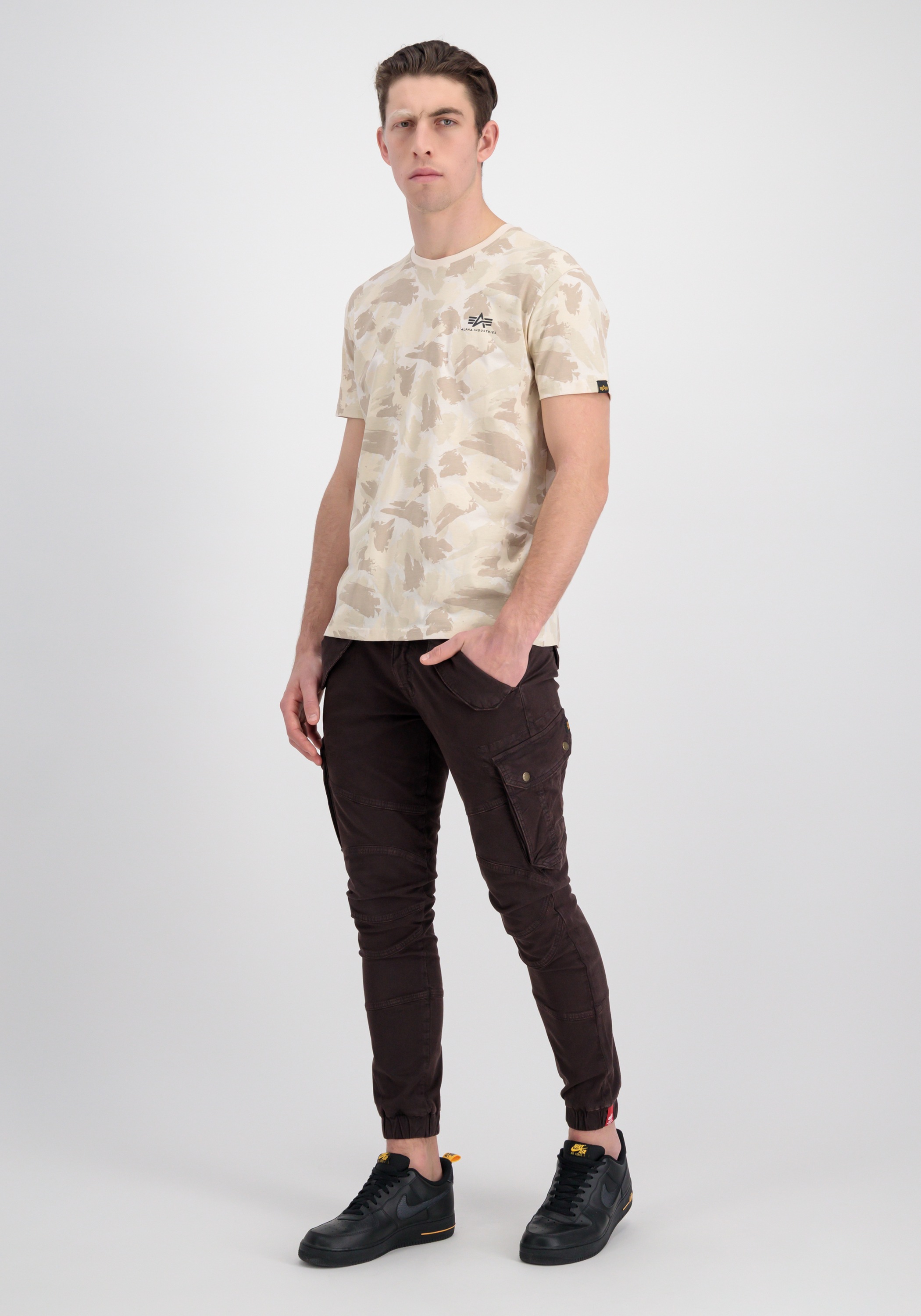 Alpha Industries T-Shirt »Alpha Industries Men - T-Shirts Basic T-Shirt SL Camo«