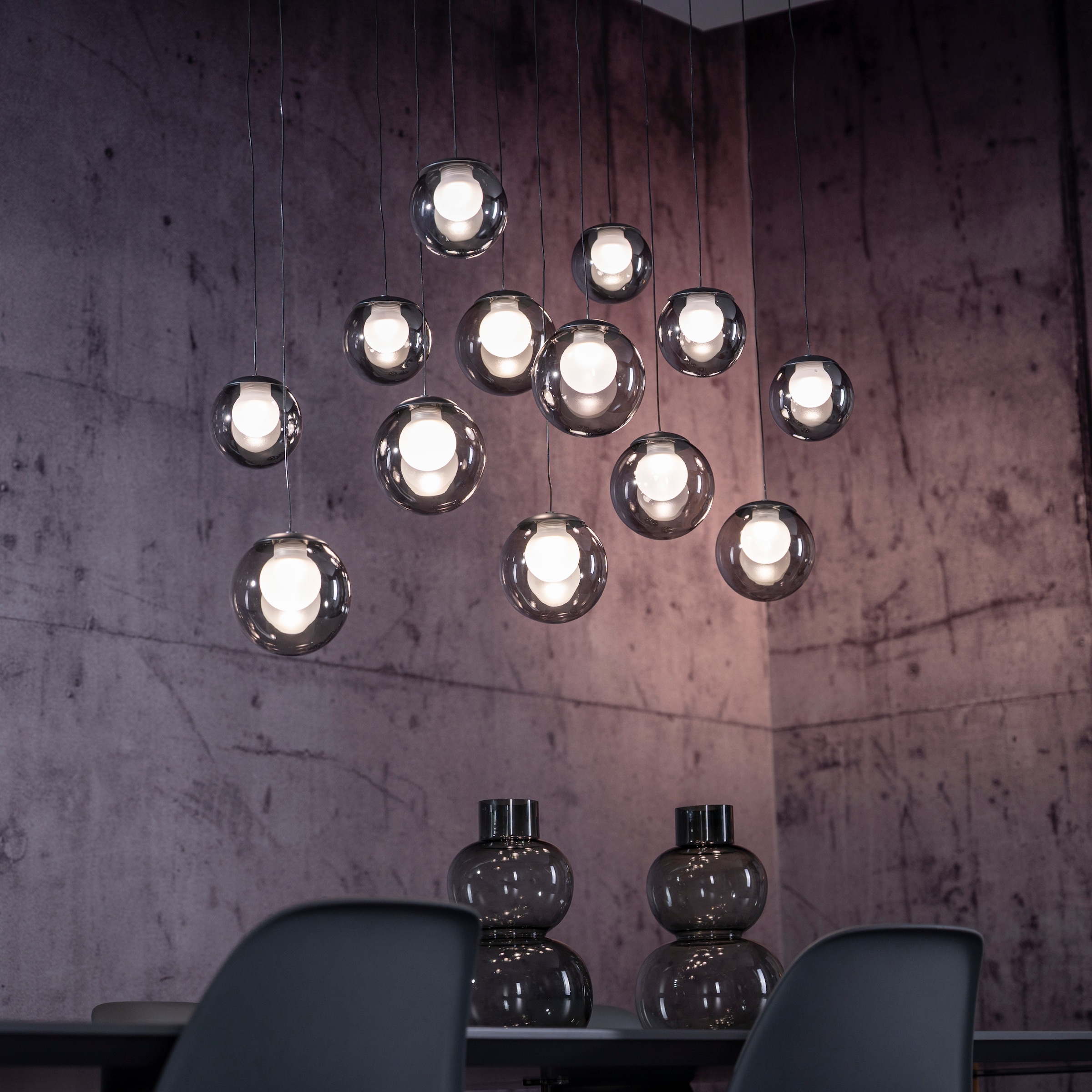 Neuhaus PURE LED Pendelleuchte »PURE Popup« LED-Board 1 Stk. warmweiß - kaltweiß Comfort Lift, CCT, dimmbar über Fernbedienung