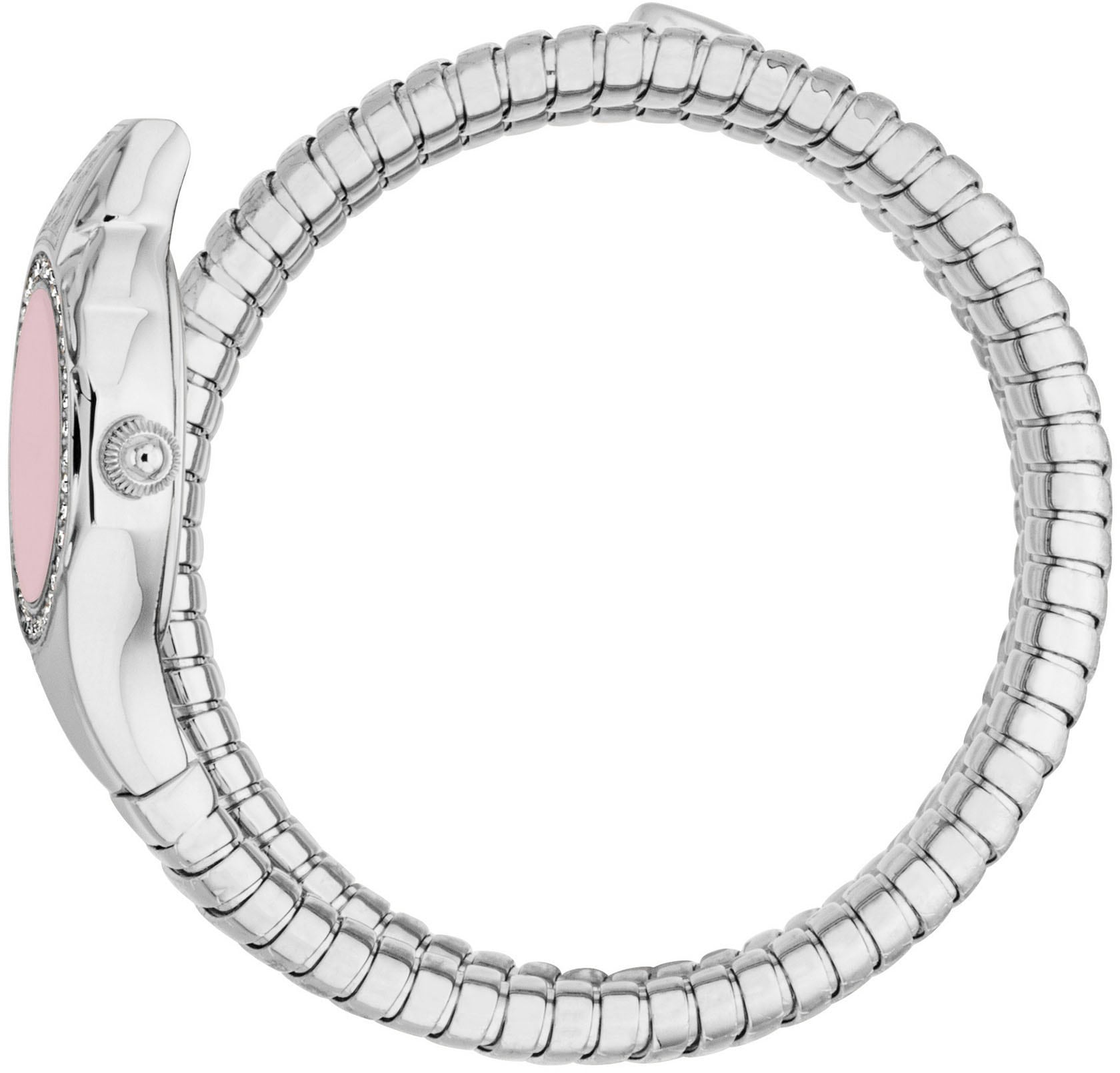 Just Cavalli Time Quarzuhr »Signature Snake«, Armbanduhr, Damenuhr, Edelstahlarmband, analog, Kristallsteine