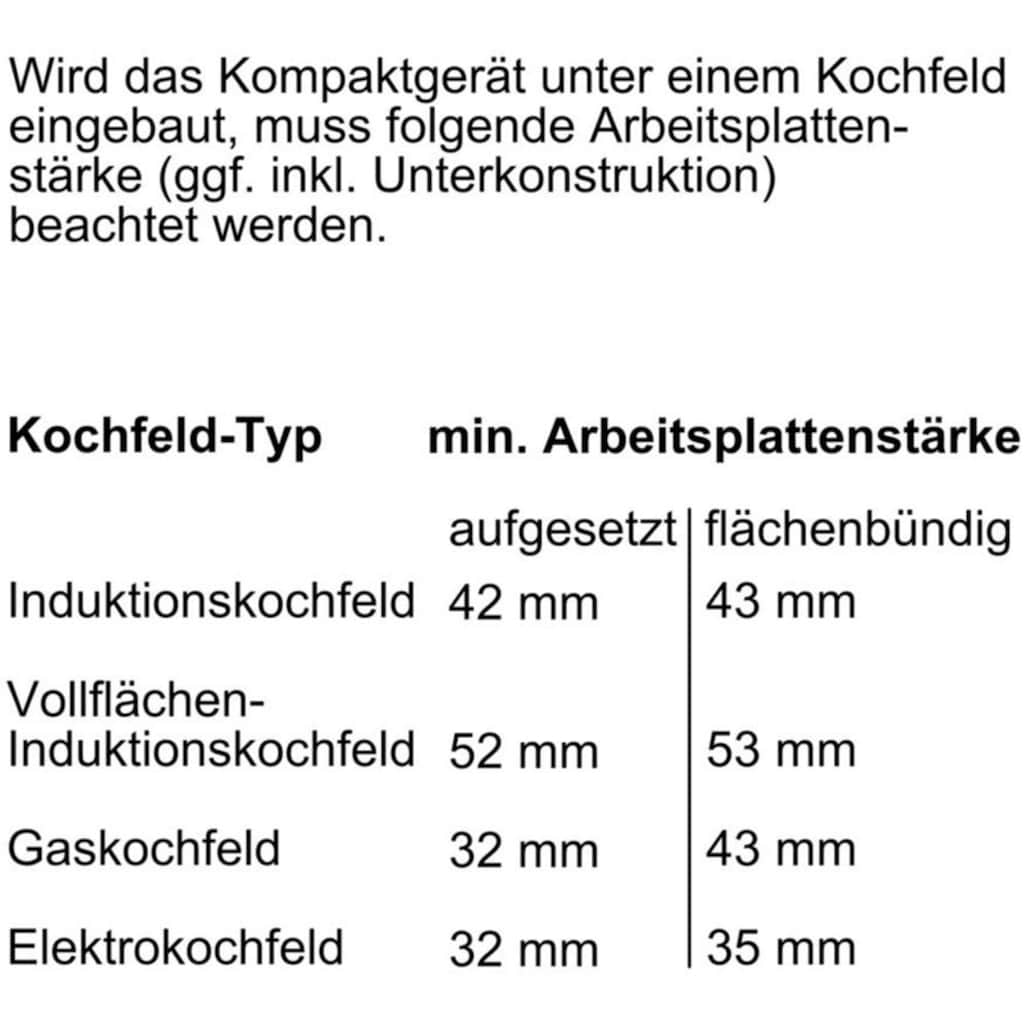 SIEMENS Pyrolyse Backofen »CB674GBS3«, CB674GBS3, mit Teleskopauszug nachrüstbar, Aqua-Reinigungsfunktion