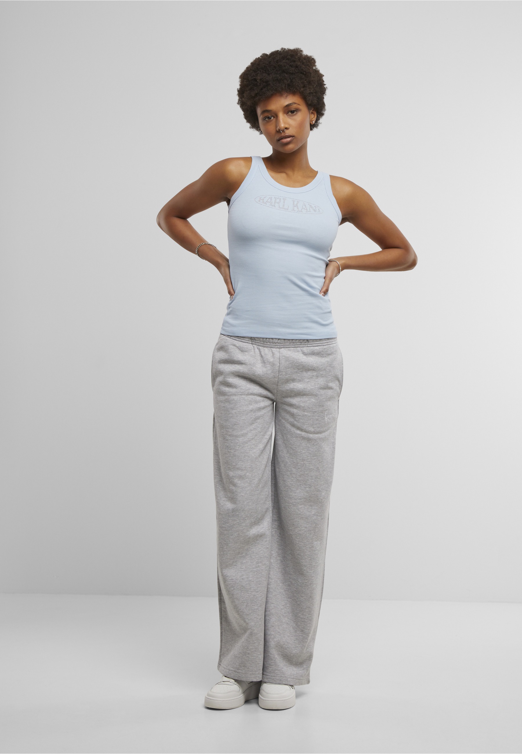 Karl Kani Muskelshirt »Karl Kani Woven Signature Rhinestone Rib Tank« 1
