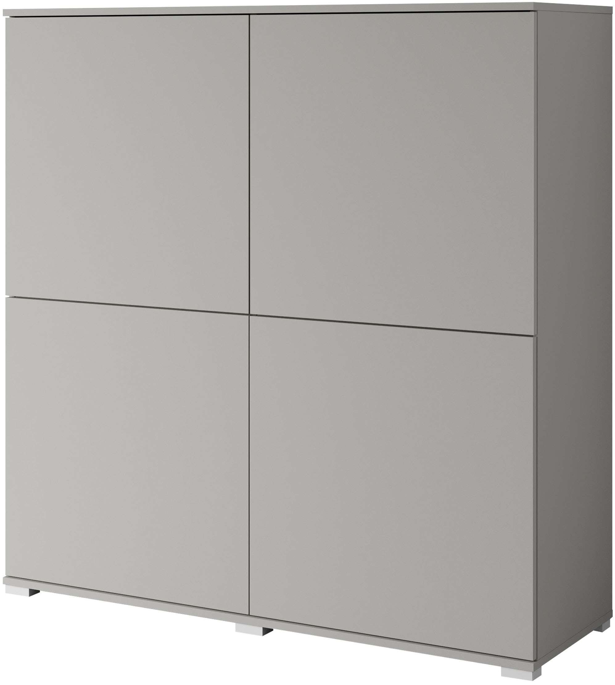 INOSIGN Highboard "Kenia, moderne grifflose Hochkommode mit 4 Türen, Breite günstig online kaufen