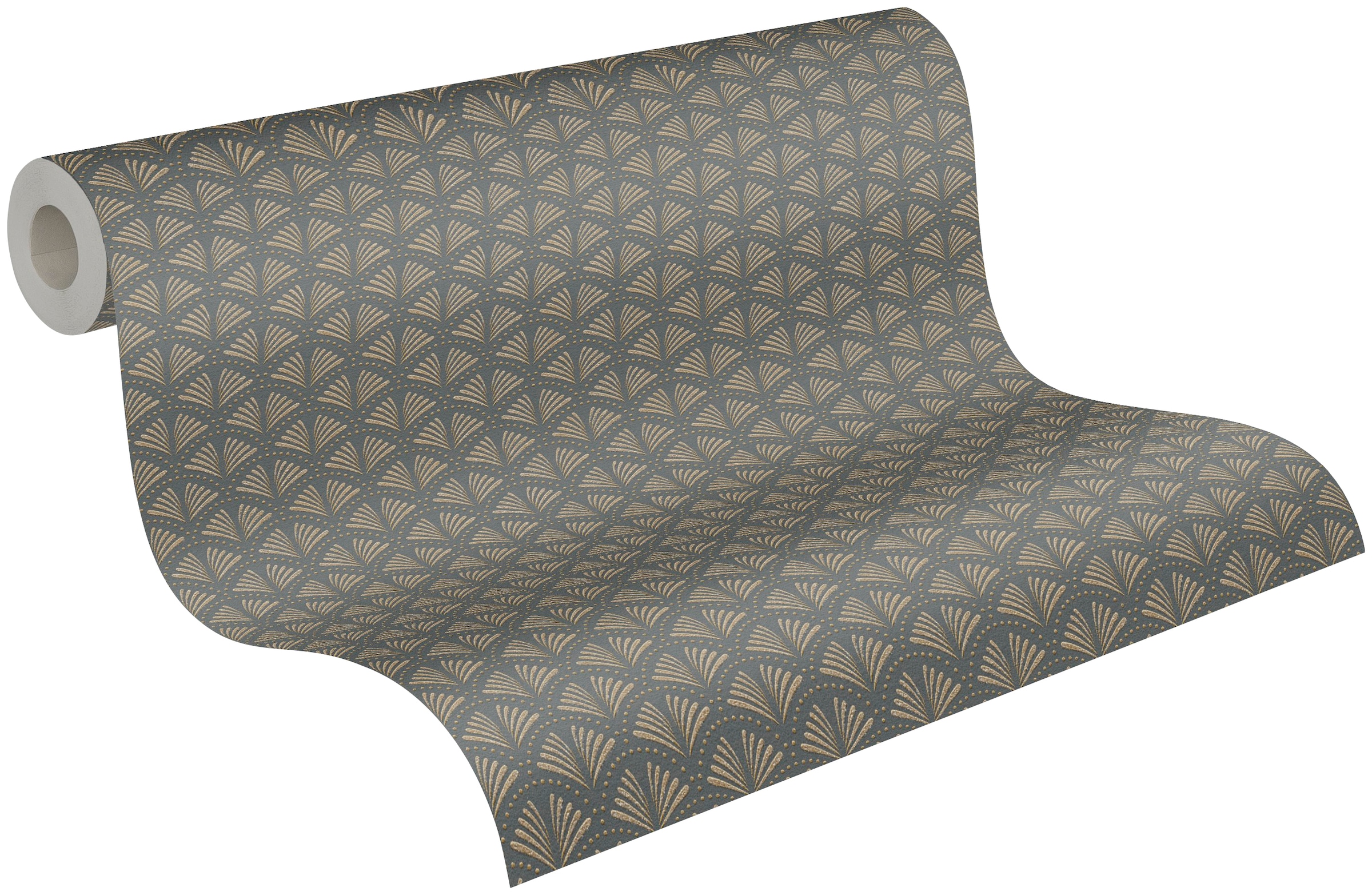 A.S. Création Vliestapete »Trendwall«, gemustert-Motiv-abstrakt, Glitzertapete Tapete Art Deco Tapeten Wohnzimmer Schlafzimmer Küche