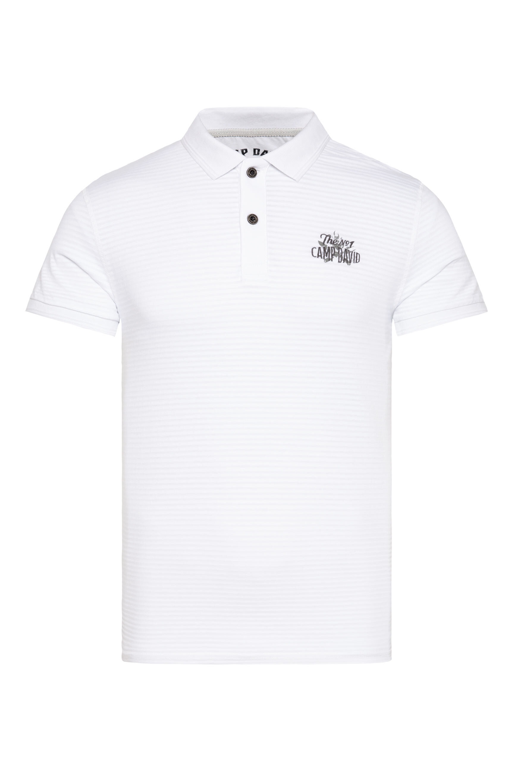 CAMP DAVID Poloshirt, mit großem Rücken-Print