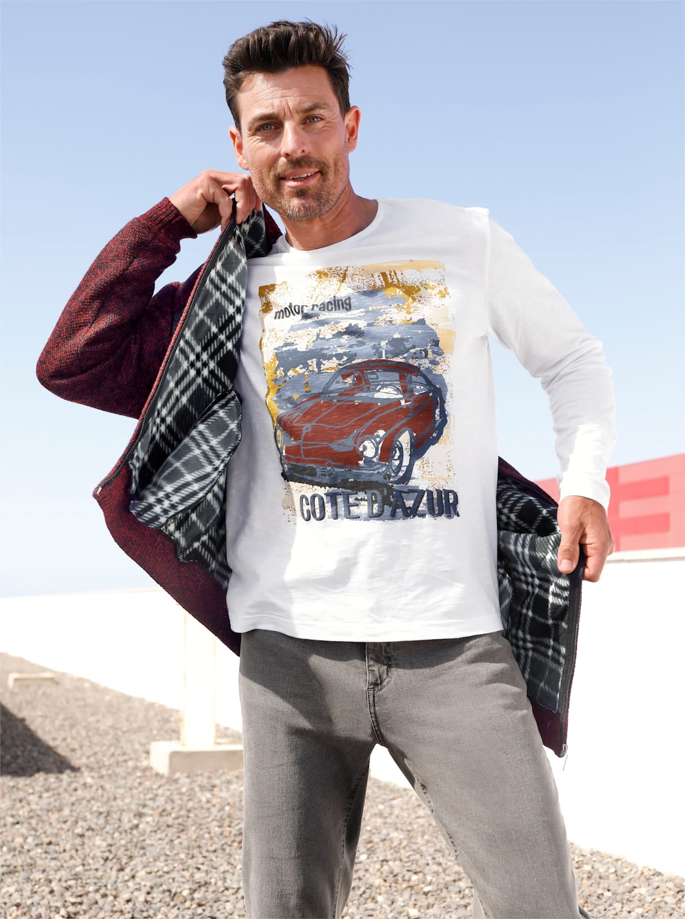 Marco Donati Langarmshirt "Langarm-Shirt", (1 tlg.) günstig online kaufen