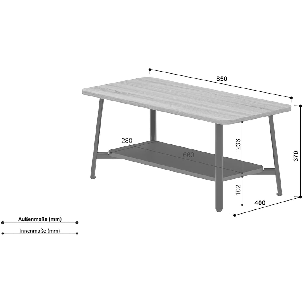 INOSIGN Couchtisch »Teddi«