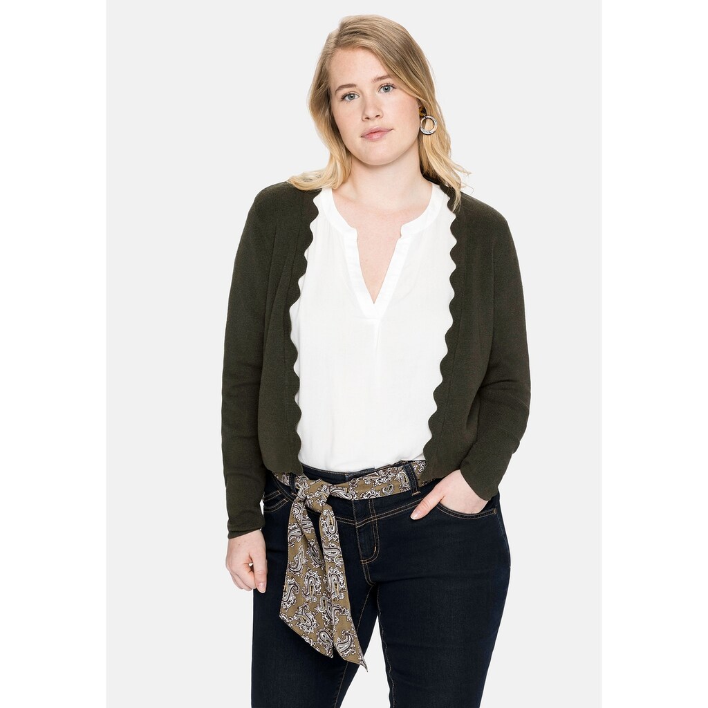 Sheego Strickjacke »Bolero«