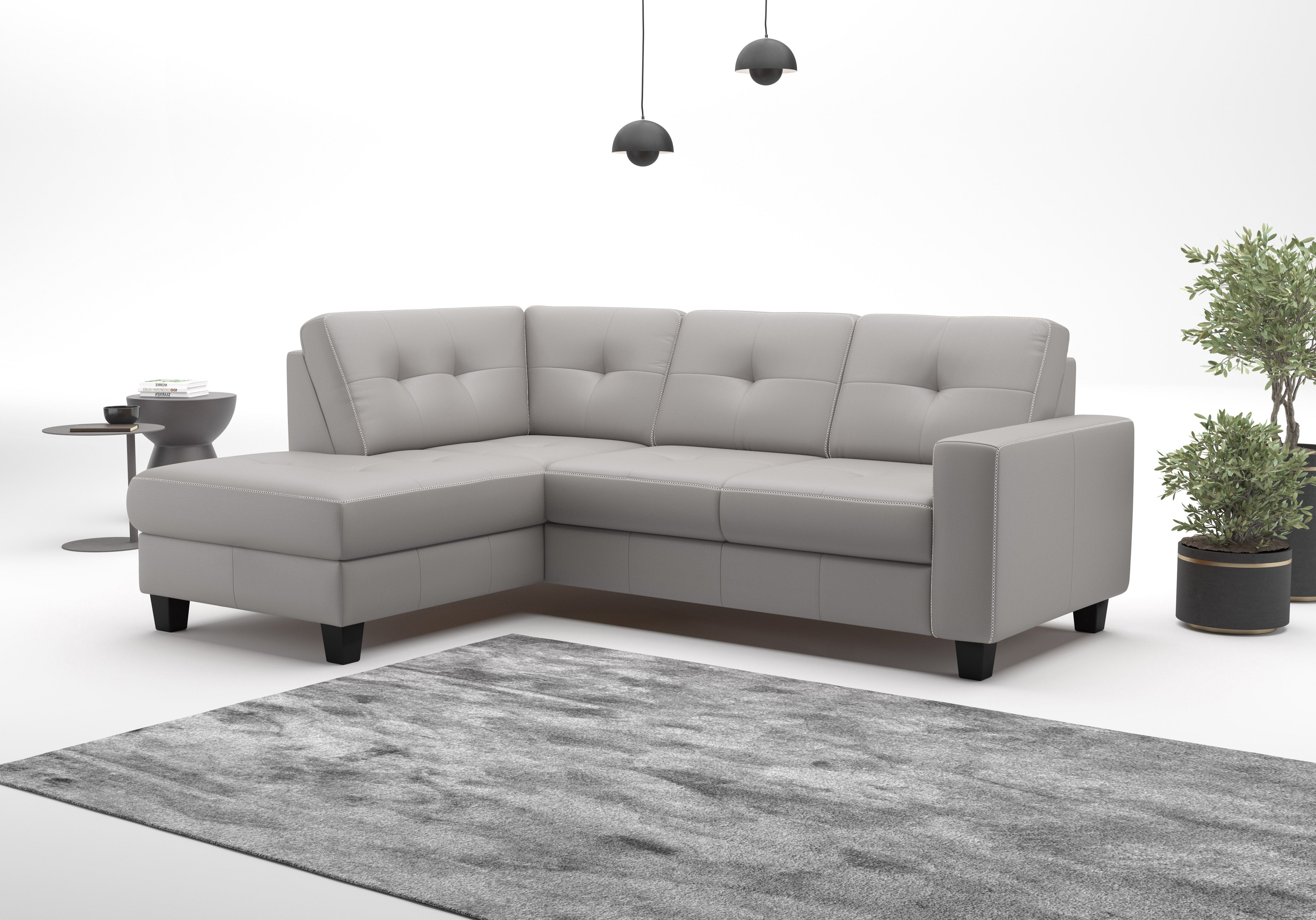 OTTO home Ecksofa "Varese" wahlweise mit Schlaffunktion und Bettkasten