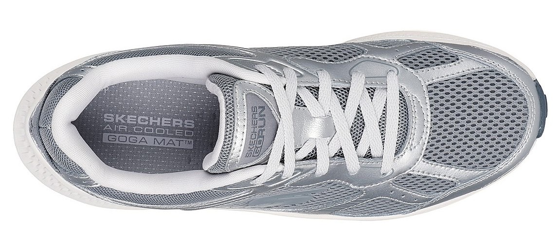 Skechers Sneaker »GO RUN CONSISTENT 2.0«, Retro Sneaker, Schnürschuh mit Metallic-Besätzen, Weite G (=weit)
