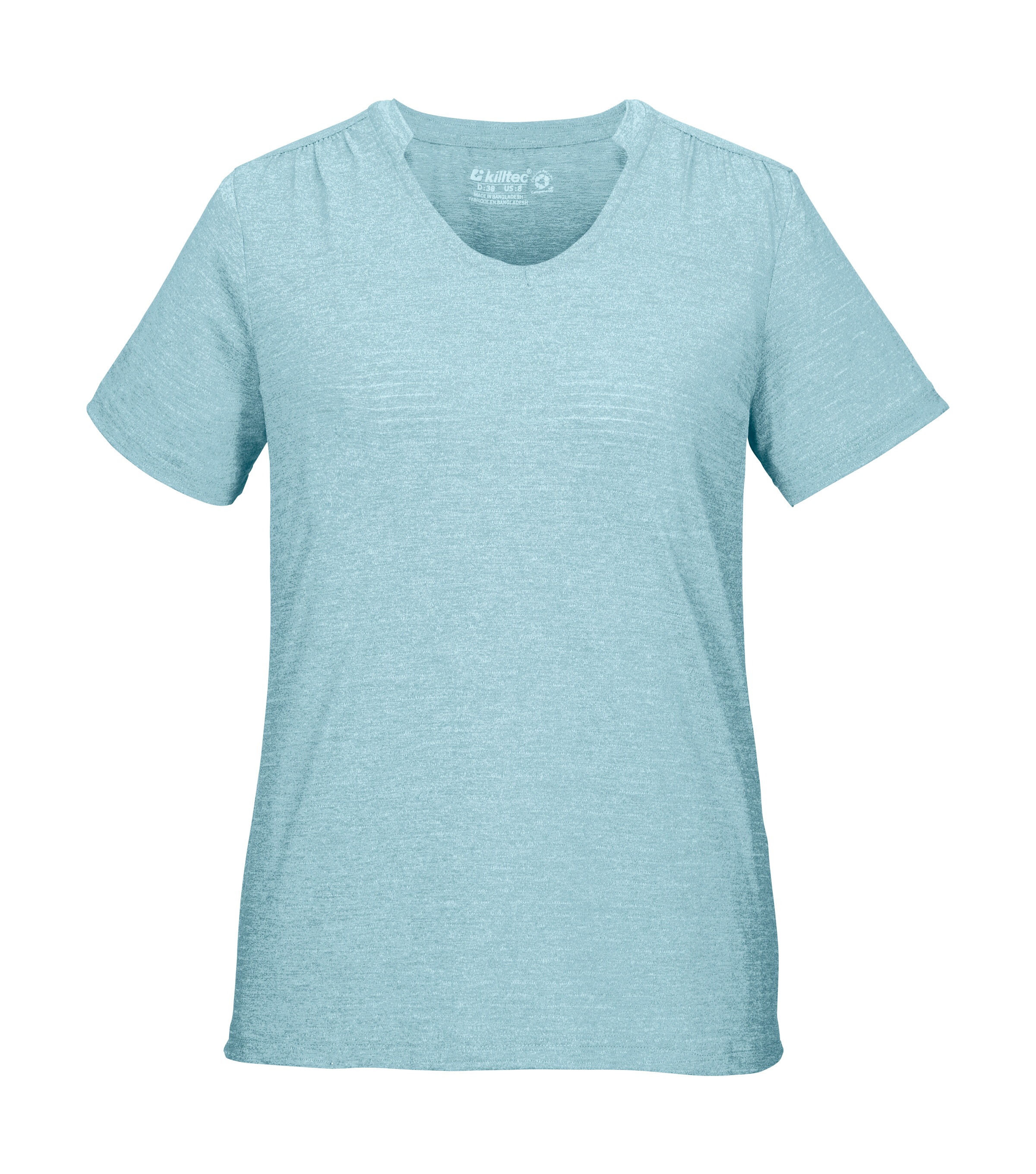 Killtec T-Shirt "KOS 29 WMN TSHRT" Atmungsaktiv, schnelltrocknend, Melange-Optik, Stretchkomfort