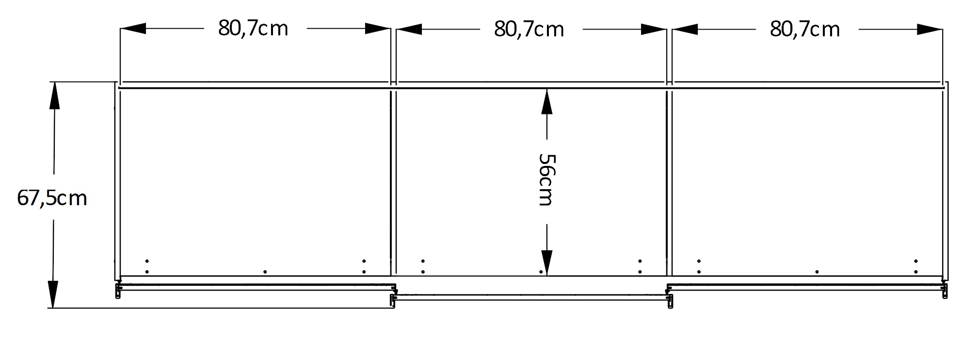 STAUD Schwebetürenschrank »Sinfonie Plus, edles Design in hochwertiger Qualität, Made in Germany«, Mit Spiegeltür und vier verschiedenen Ausstattungsvarianten