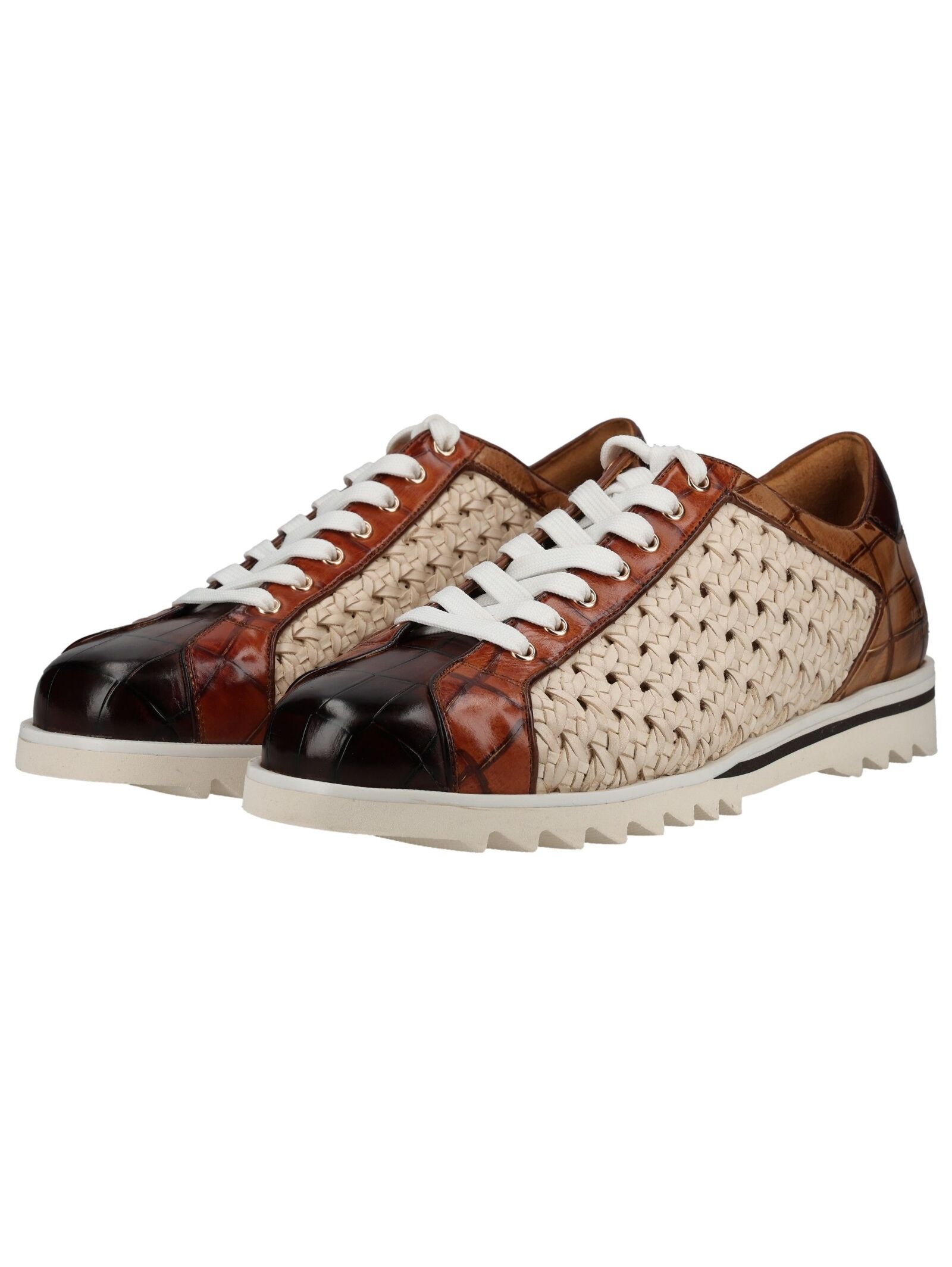 Melvin & Hamilton Halbschuhe Lace-up Shoe Brown/Beige 43 3