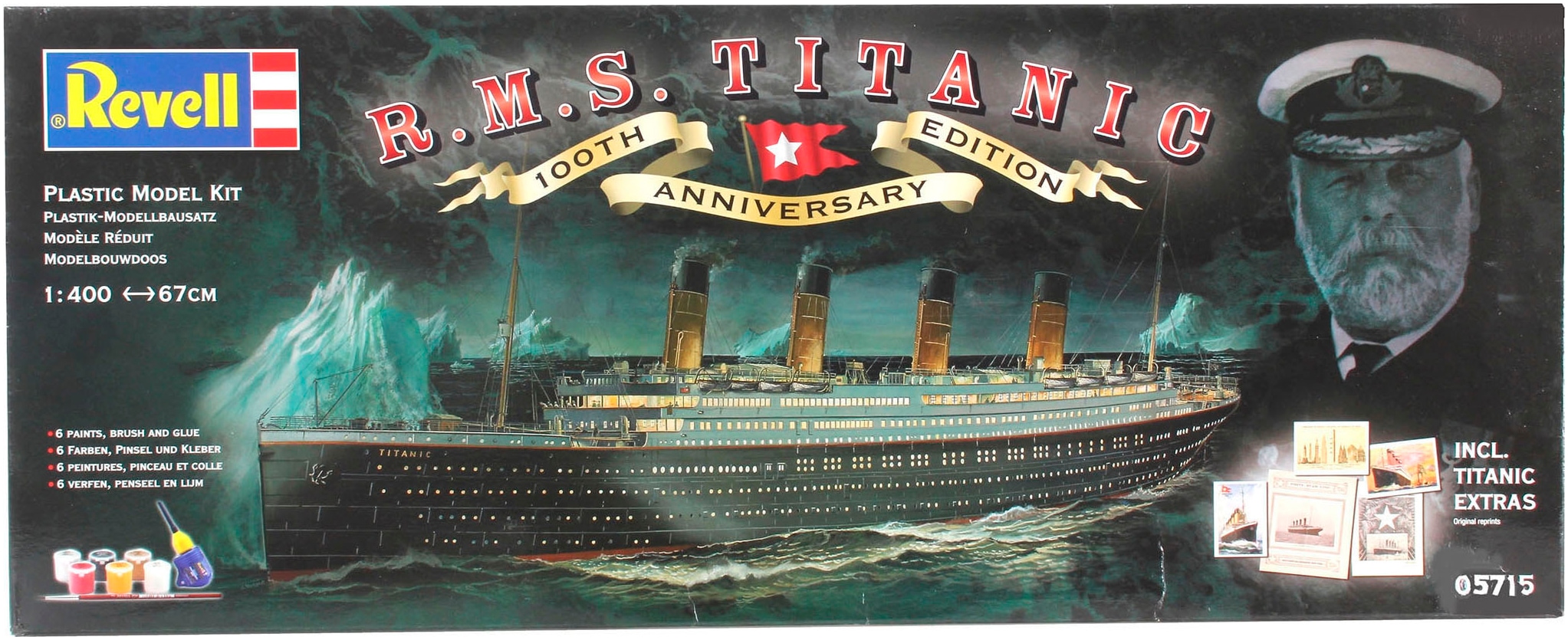 Revell® Modellbausatz »Geschenkset 100 Jahre R.M.S. Titanic«, Made in Europe