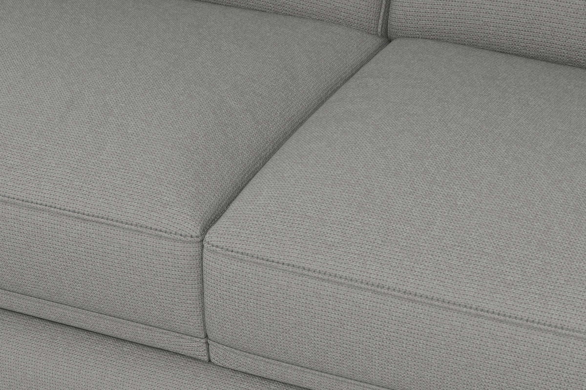 sit&more Ecksofa »Dundee L-Form«, mit Federkern und Edelstahlfüßen, wahlweise mit Kopfteilverstellung