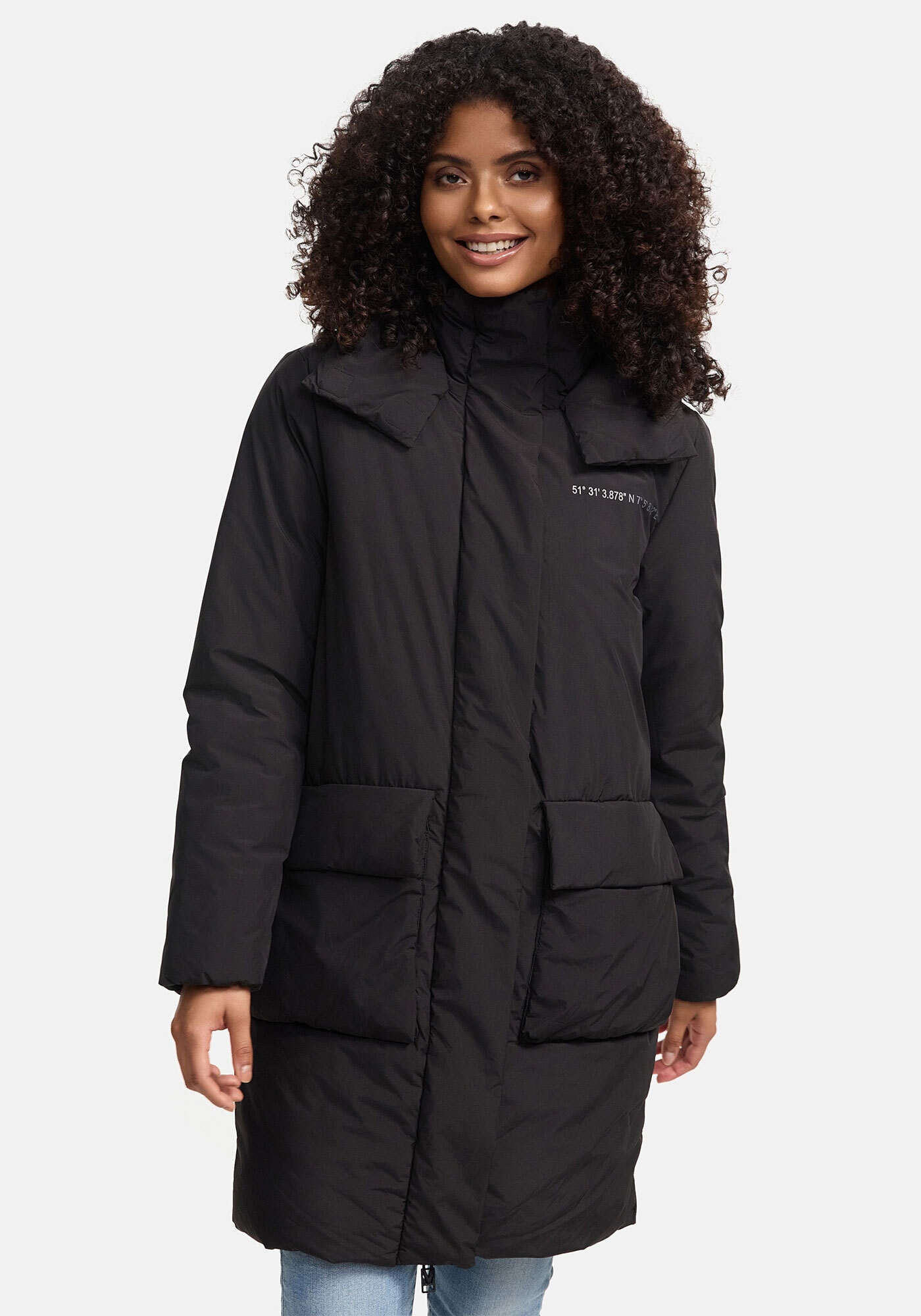 Marikoo Winterjacke "Nanami" mit großer Kapuze