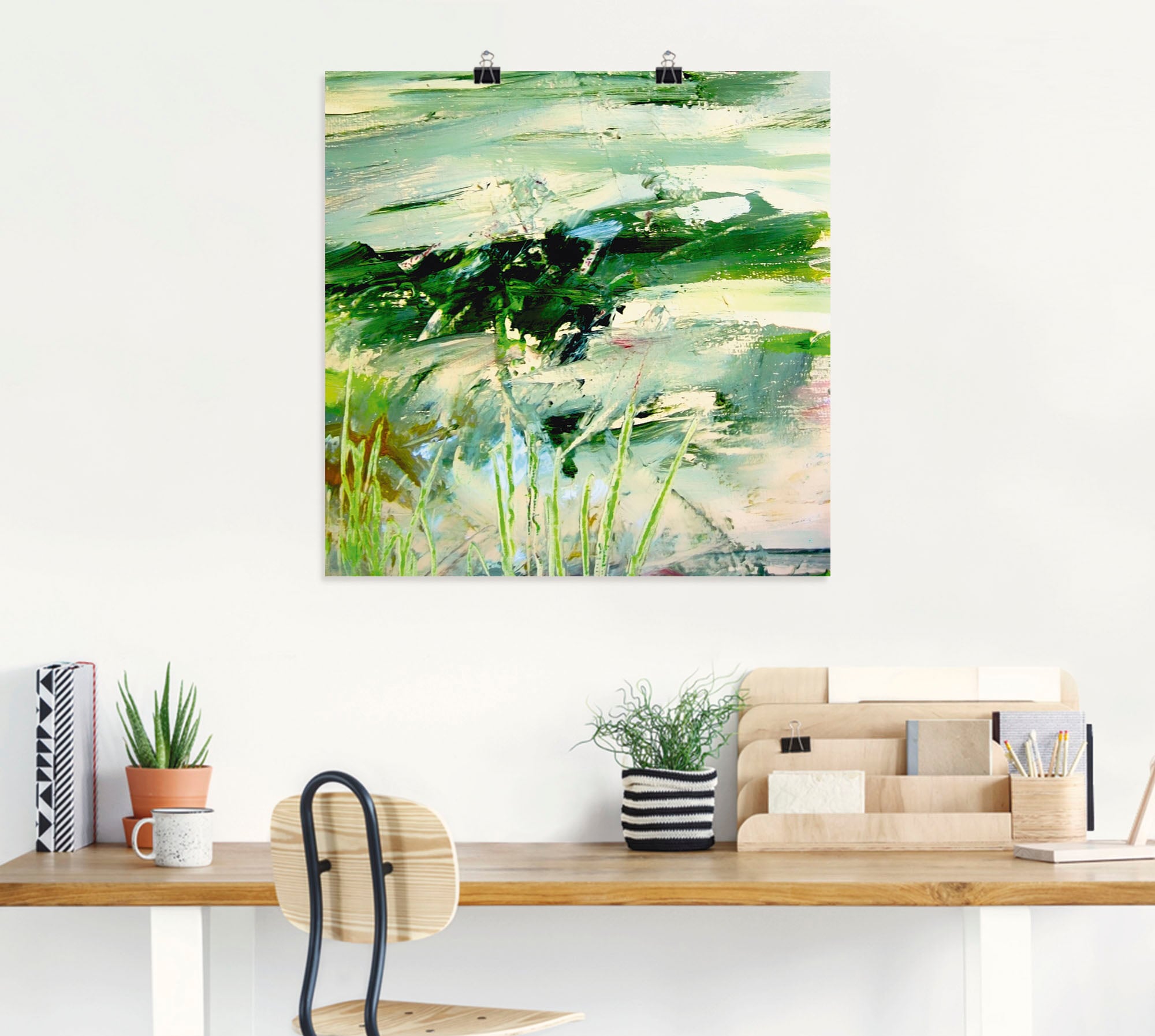 Artland Leinwandbild »Kunst Natur«, Gegenstandslos, (1 St.), auf Keilrahmen gespannt