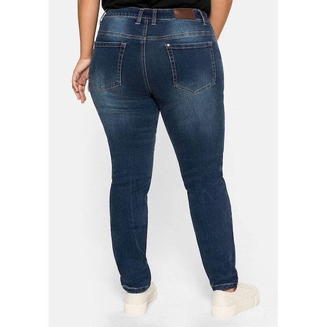 Black Friday Sheego Stretch-Jeans »Große Größen«, Skinny mit Bodyforming- Effekt | BAUR