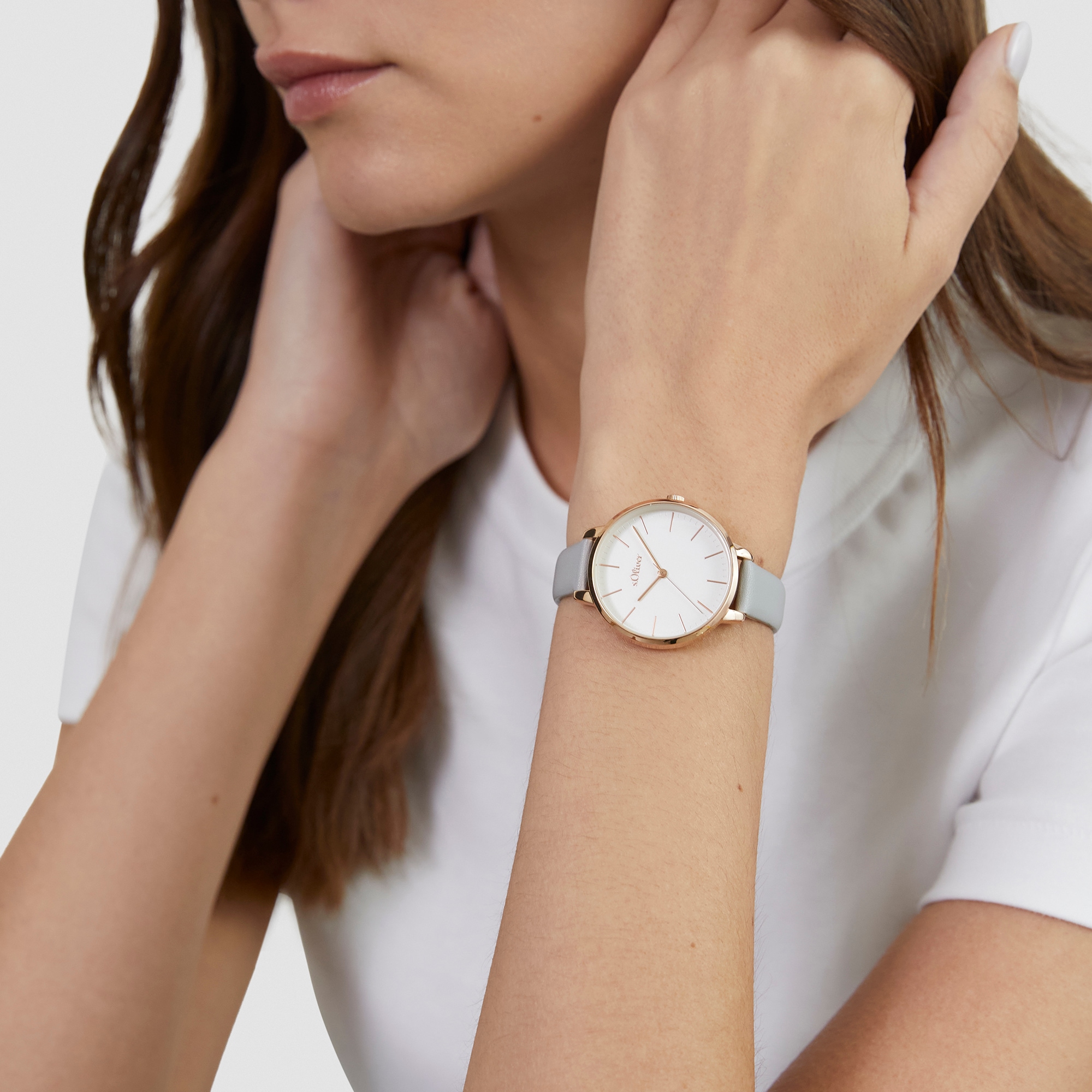s.Oliver Quarzuhr »Lovely Time« Armbanduhr, Damenuhr, analog