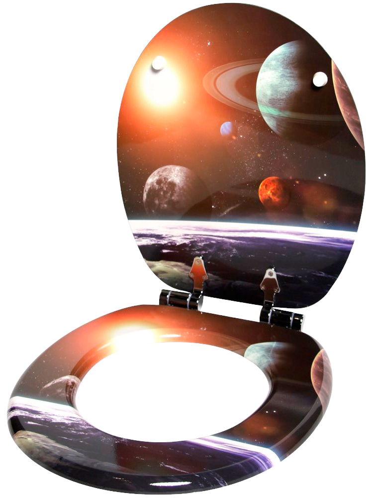 Sanilo WC-Sitz »Planeten«, mit Absenkautomatik