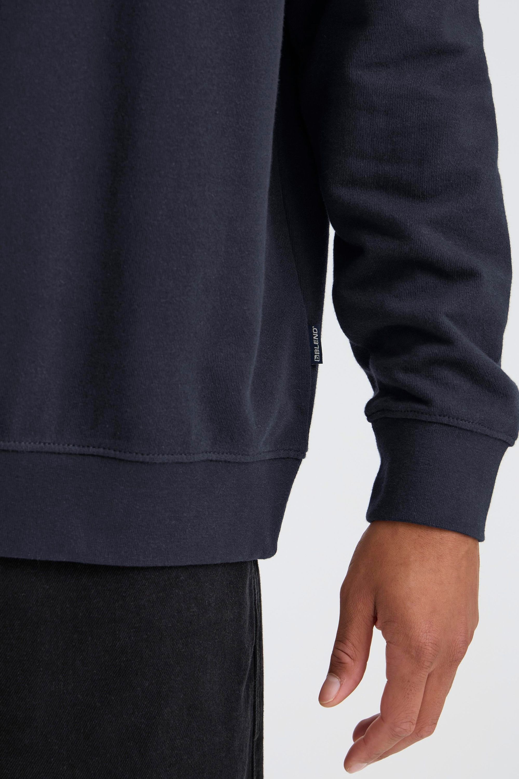 Blend Rundhalspullover »BHSun« Lässiges Sweatshirt mit Backprint