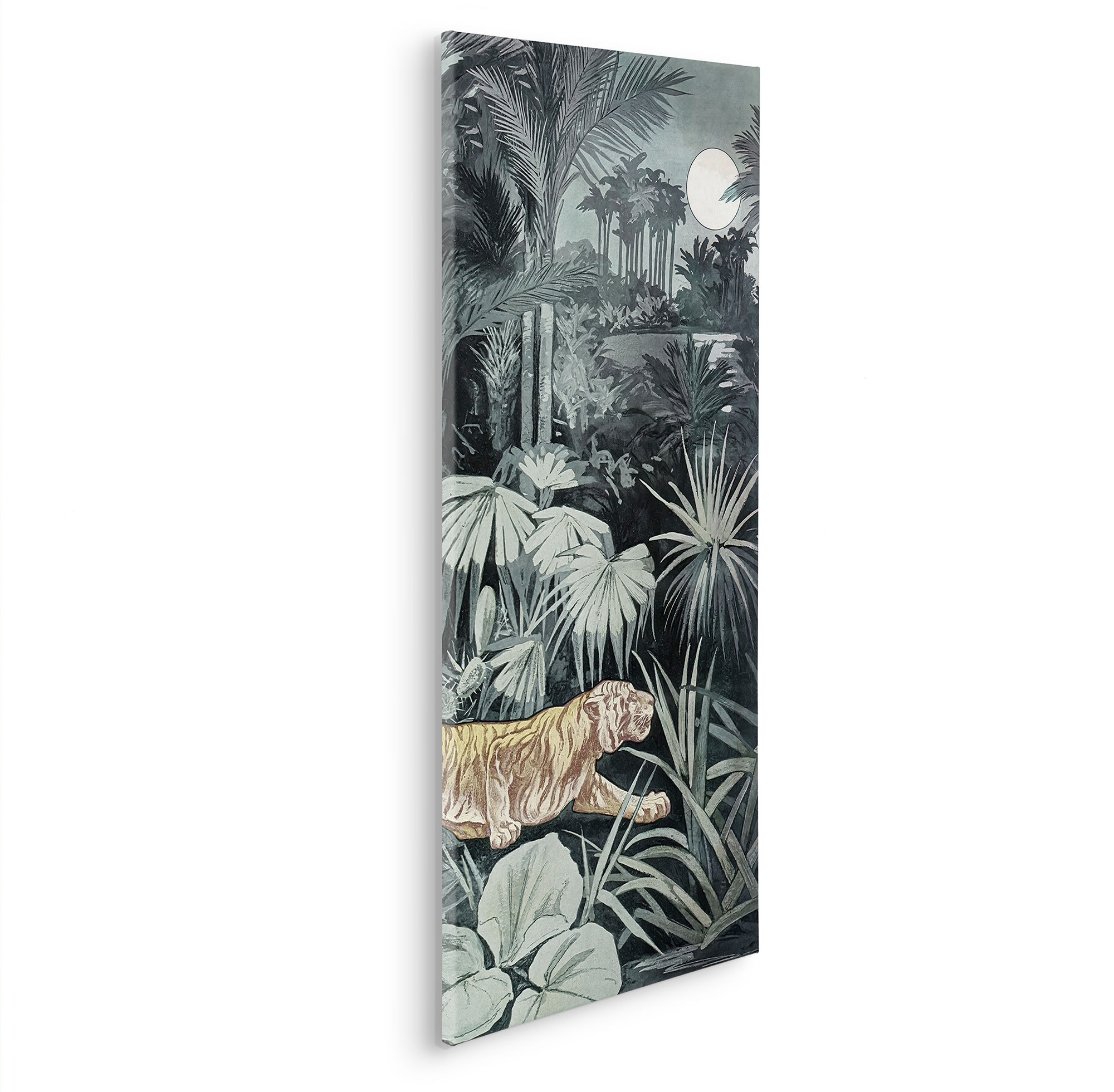 Komar Leinwandbild "Creeping Tiger - Größe 40 x 90 cm" Natur 1 Stk. tlg. Ke günstig online kaufen