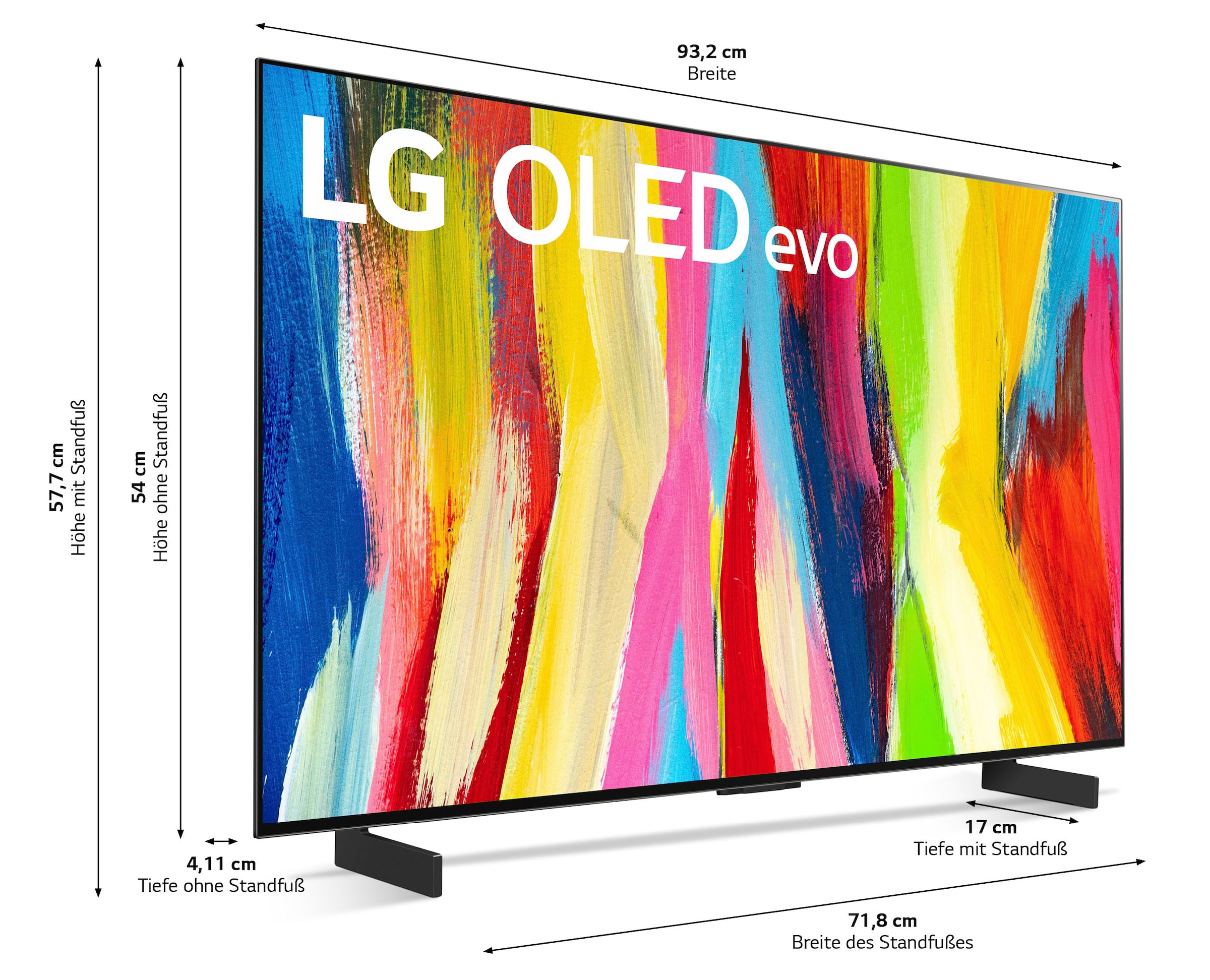 LG OLED-Fernseher »OLED42C27LA«, 106 Zoll, | 4K Smart-TV HD, BAUR cm/42 Ultra