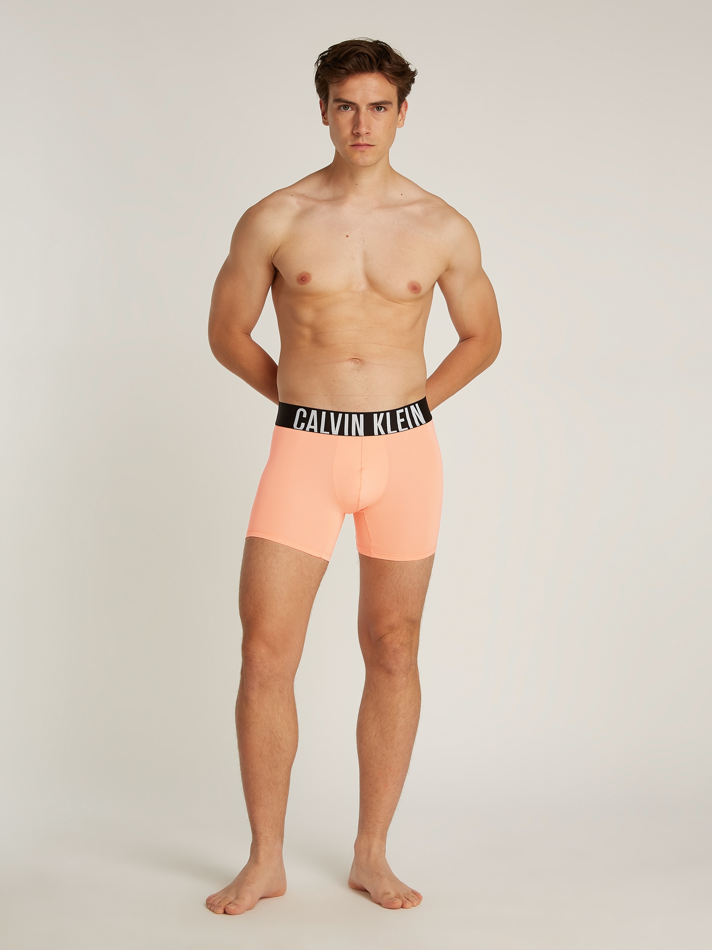 Calvin Klein Underwear Boxer »BOXER BRIEF 3PK«, (Packung, 3 St., 3er), mit elastischem Logobund