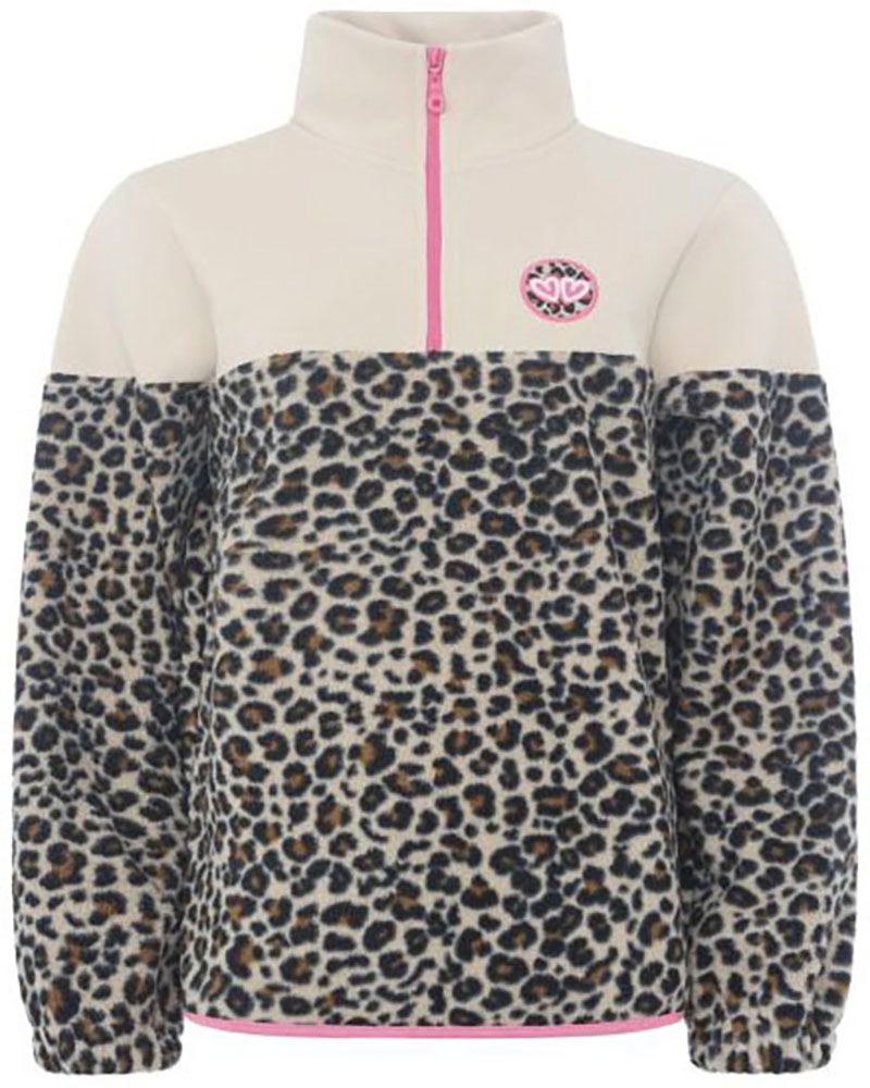 Zwillingsherz Troyer ""Leo Lover"", Animal-Muster, leichte Oversizeform, Ko günstig online kaufen