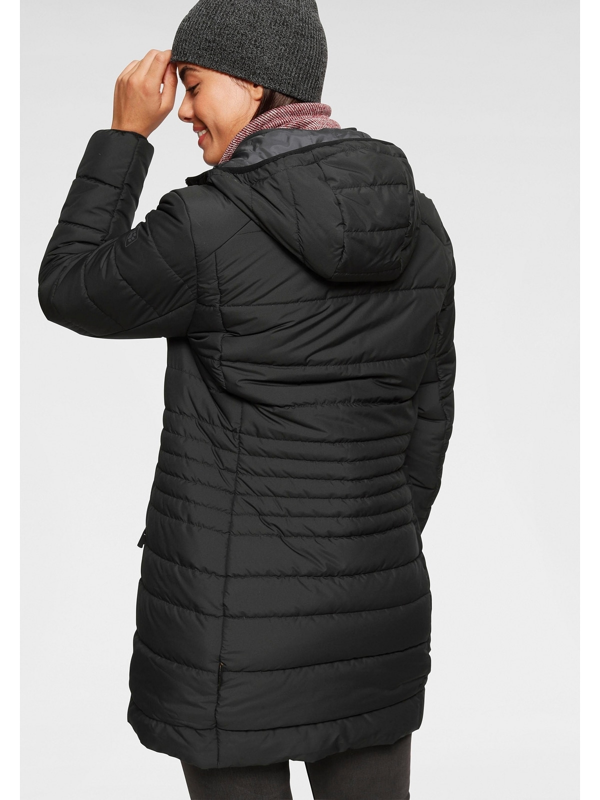 Jack Wolfskin Outdoorjacke »Große Größen«, mit Kapuze, Wasserabweisend, winddicht und atmungsaktiv