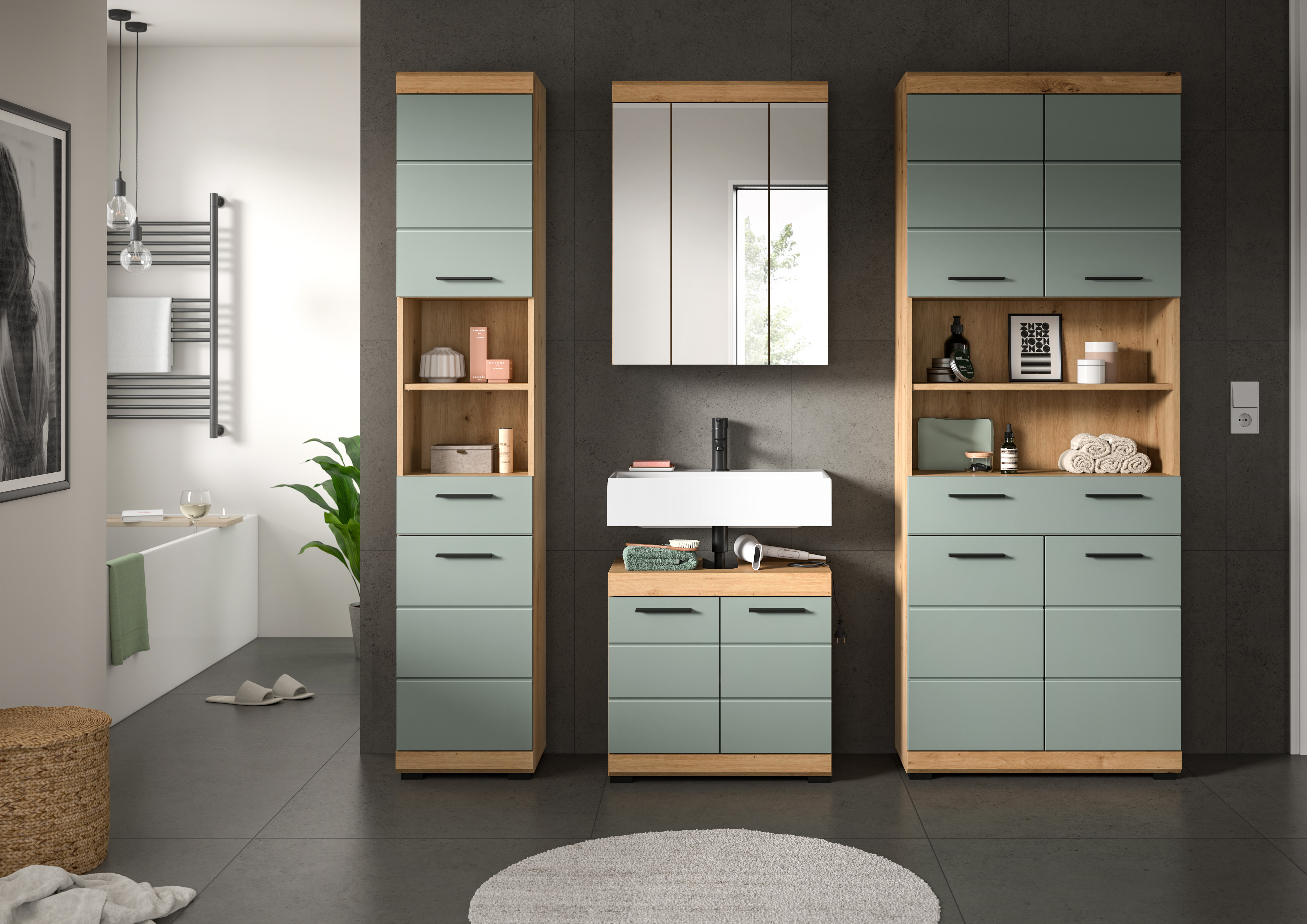 INOSIGN Badmöbel-Set "Siena, 4 teilig, bestehend aus:" Set, TOPSELLER, 4 St günstig online kaufen