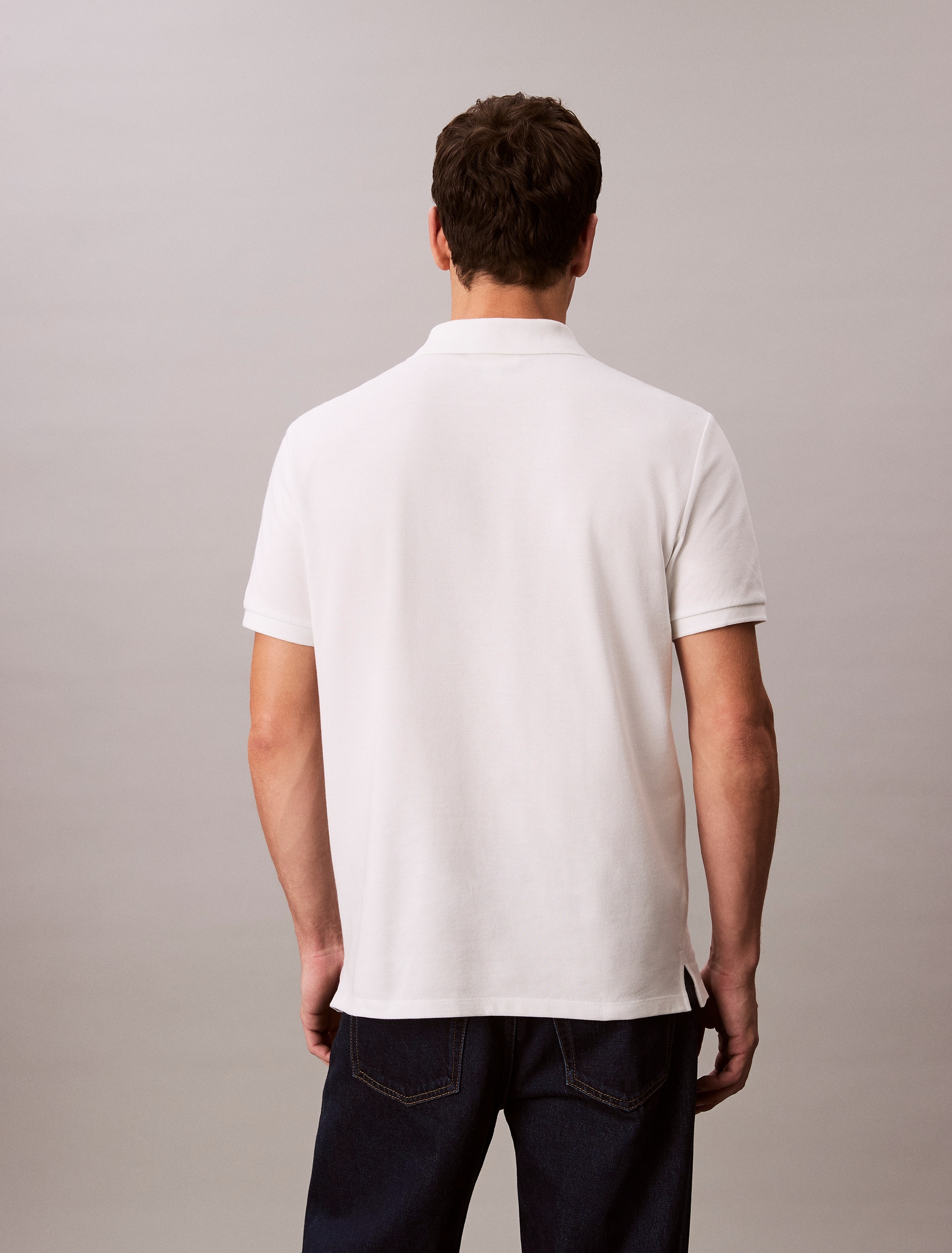 Calvin Klein Jeans Poloshirt »SS CASUAL PIQUE CLASSIC POLO«, Mit Rundhalsausschnitt