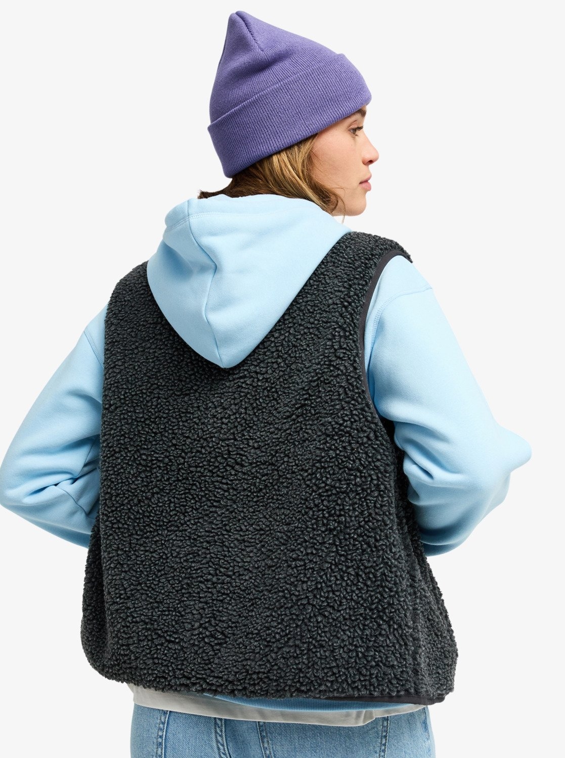 Roxy Fleeceweste »ICONIC TOWN VEST« mit V-Ausschnitt, wasserabweisend, windabweisend, atmungsaktiv, leicht