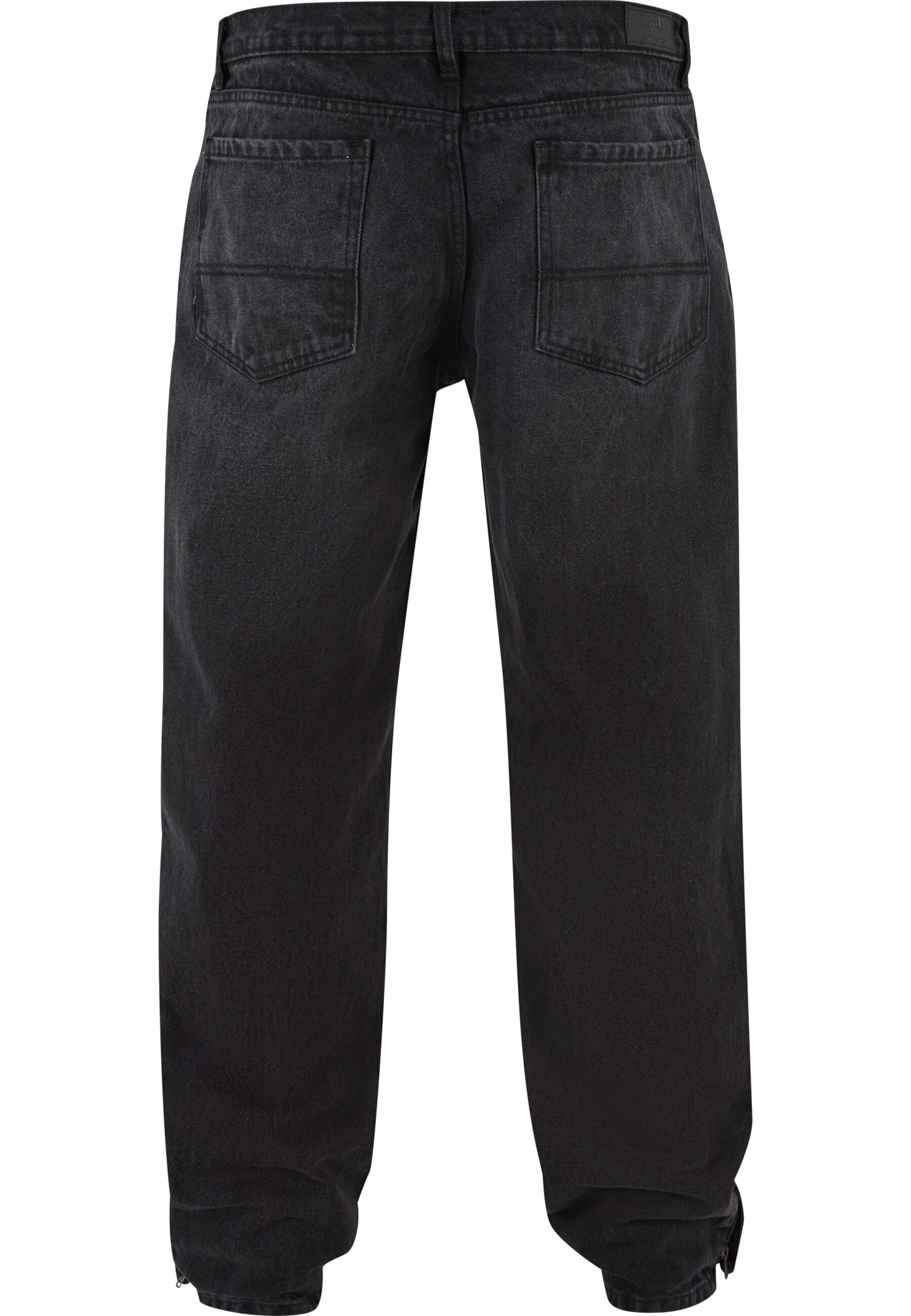 URBAN CLASSICS Bequeme Jeans »Urban Classics Herren Heavy Ounce Straight Fit Zipped Jeans«