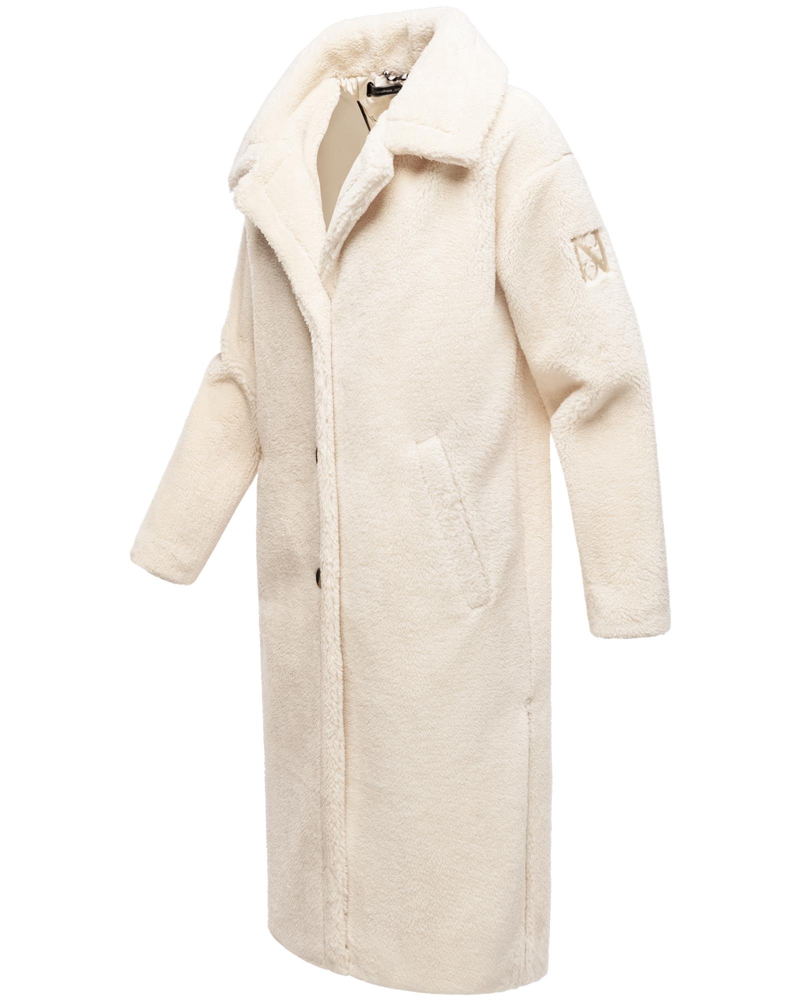 Navahoo Wintermantel »Teddyzauber 14«, Plüschmantel aus Teddyfleece mit abnehbmarem Krageneinsatz