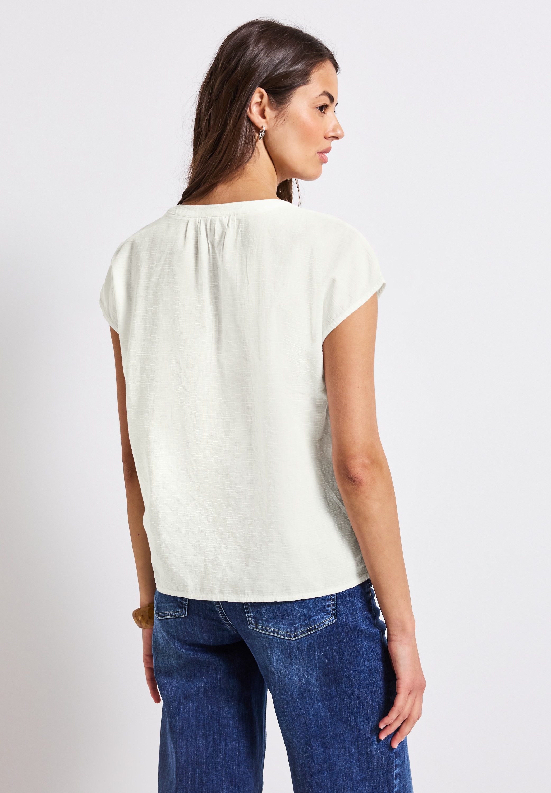 STREET ONE Shirtbluse, mit Tape-Details günstig online kaufen