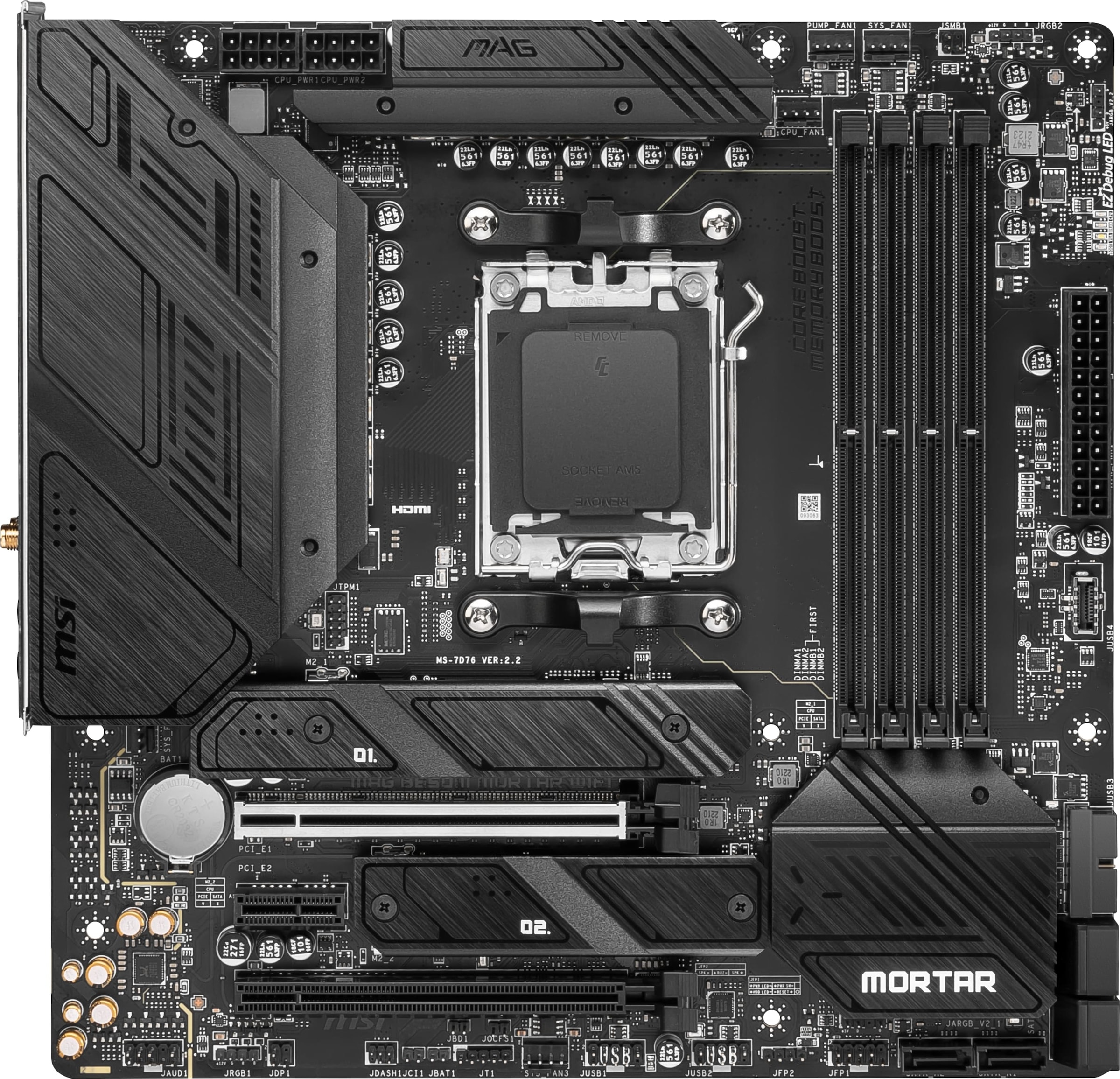 MSI Mainboard »MAG B650M MORTAR WIFI«