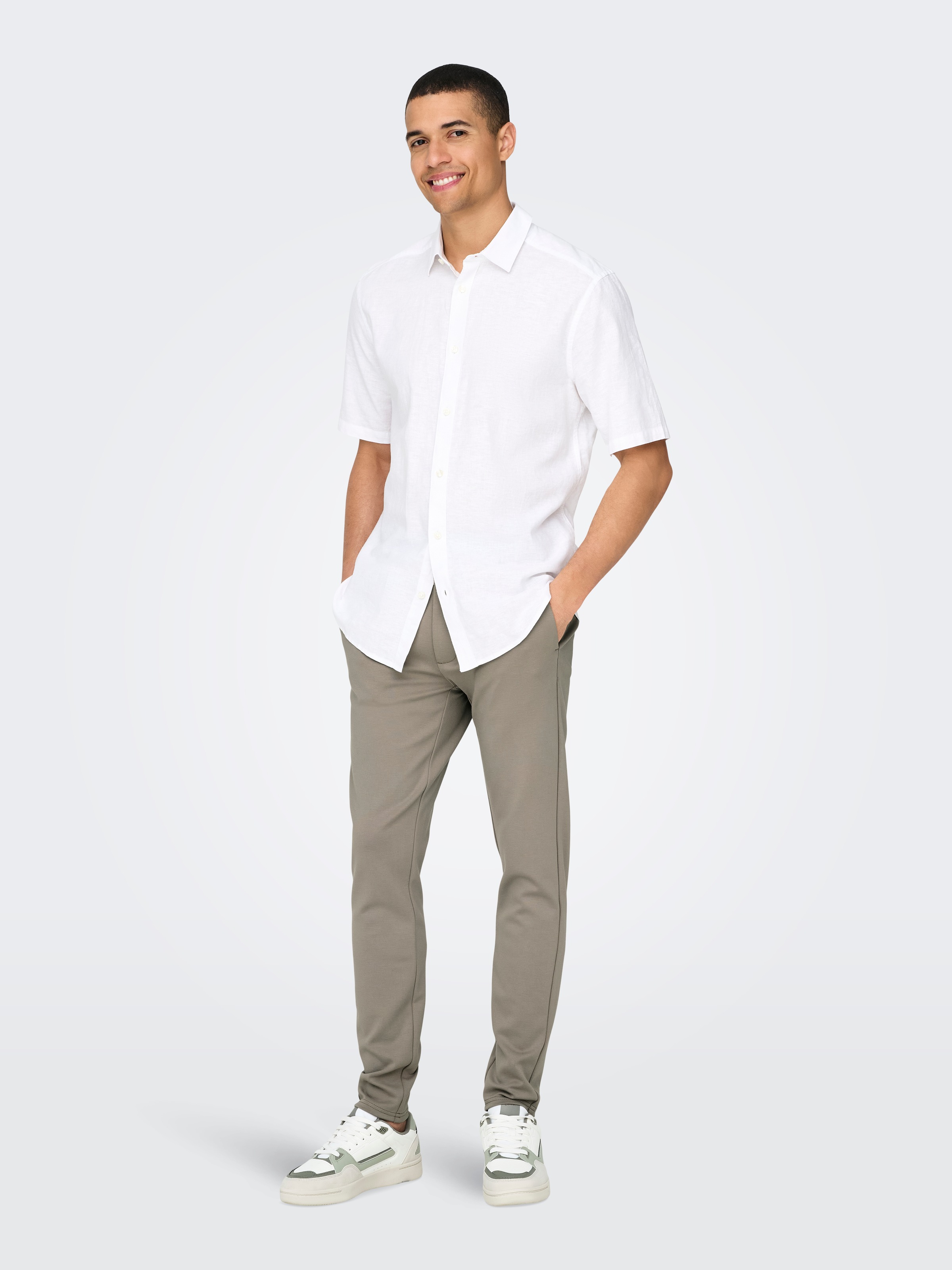 Thumbnail - ONLY & SONS Chinohose "ONSMARK SLIM GW 0209 PANT NOOS" Viskosemischung, slim fit