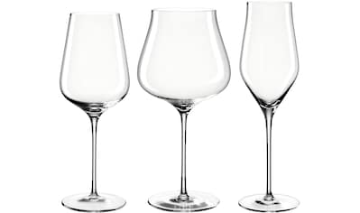 LEONARDO Gläser-Set »BRUNELLI«, (Set, 12 tlg., 4 Champagnergläser-4 Weißweingläser-4... kaufen