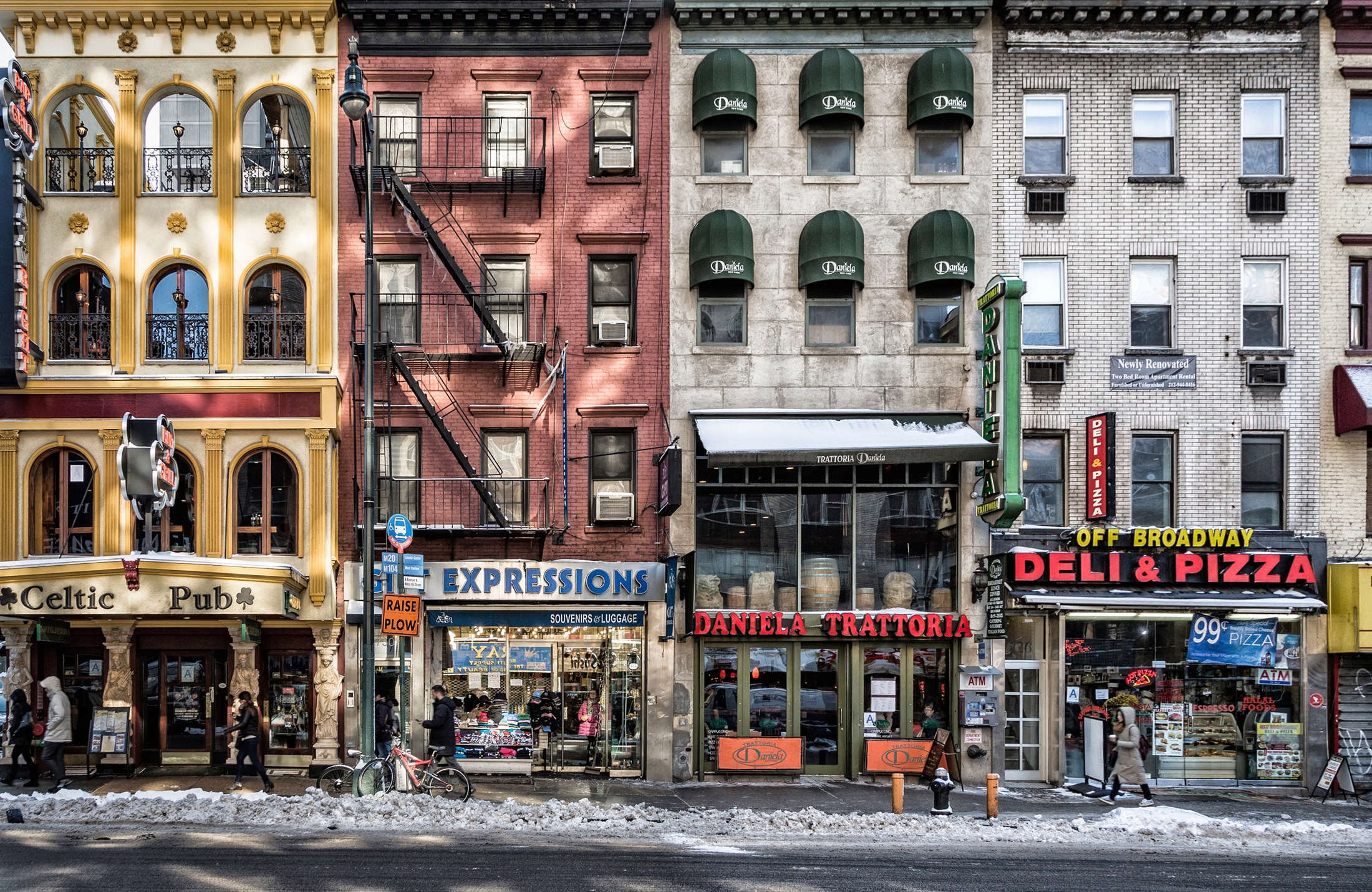 Papermoon Fototapete »Photo-Art PETER PFEIFFER, EIN KALTER TAG IN NY«