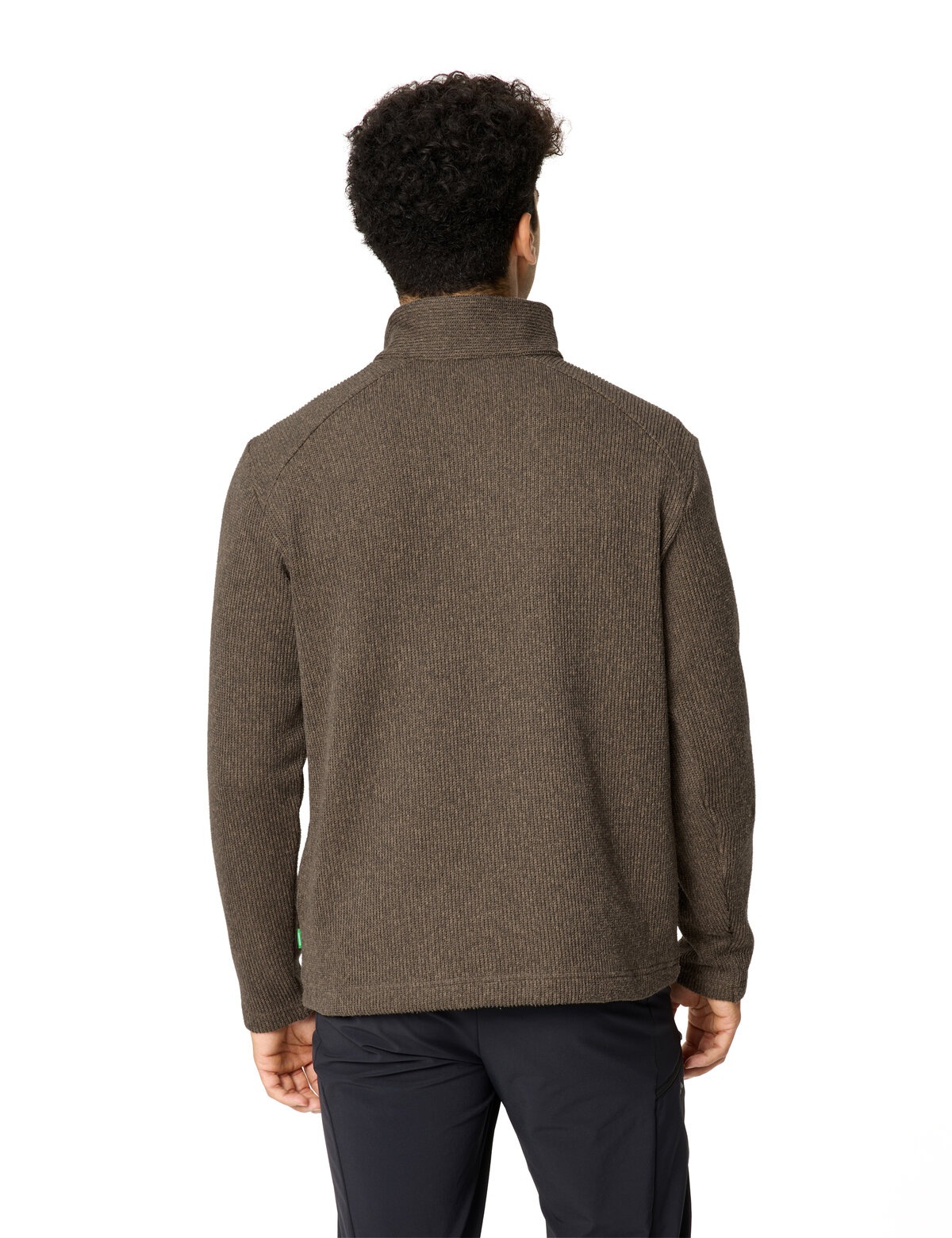 VAUDE Stehkragenpullover »MEN'S TESERO PULLOVER II« mit kurzem Reißverschluss, in Strickoptik, für kühle Tage