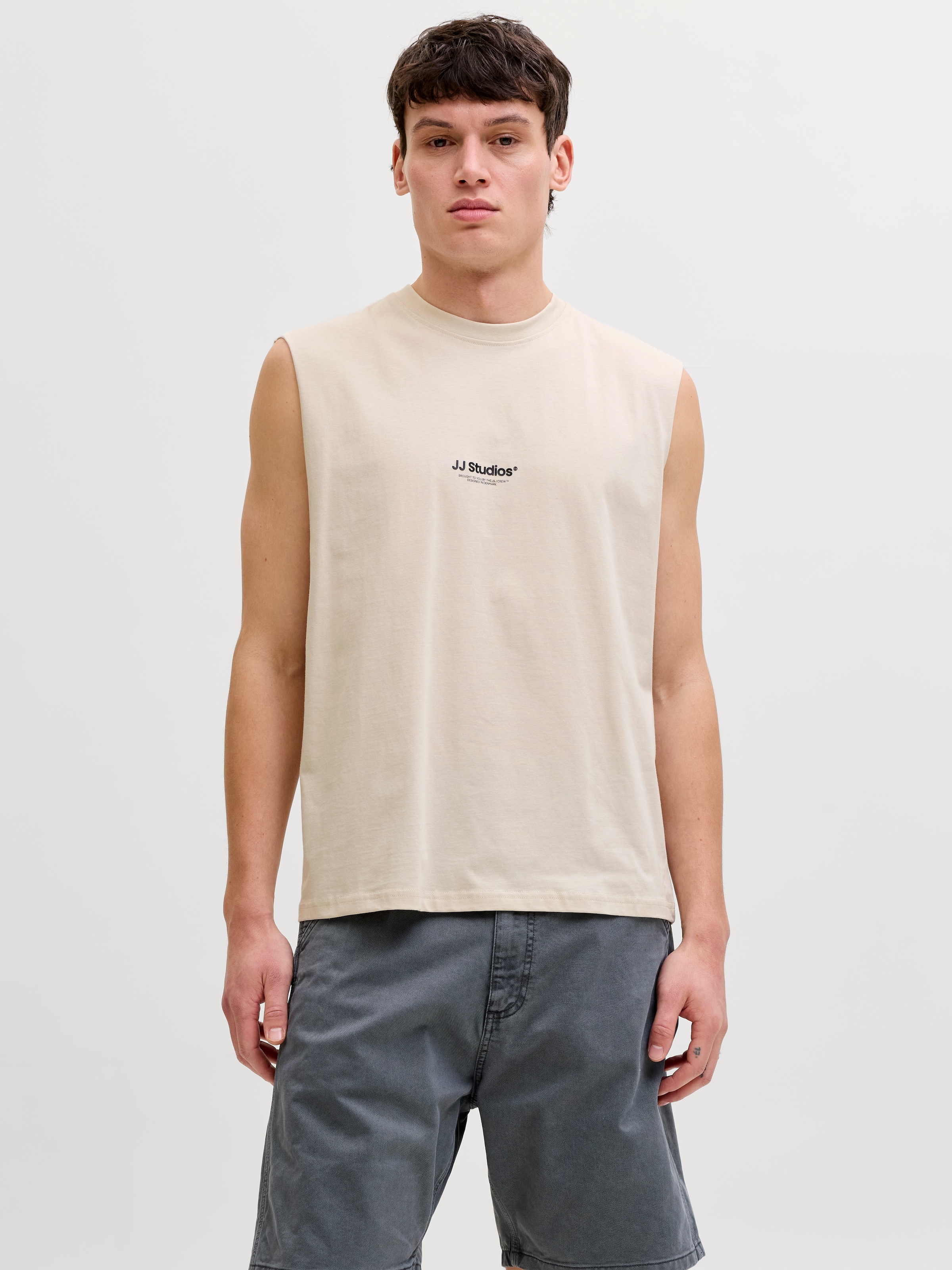 Jack & Jones Muscleshirt »JJESOHO SLEEVELESS TEE SN« mit Logobranding