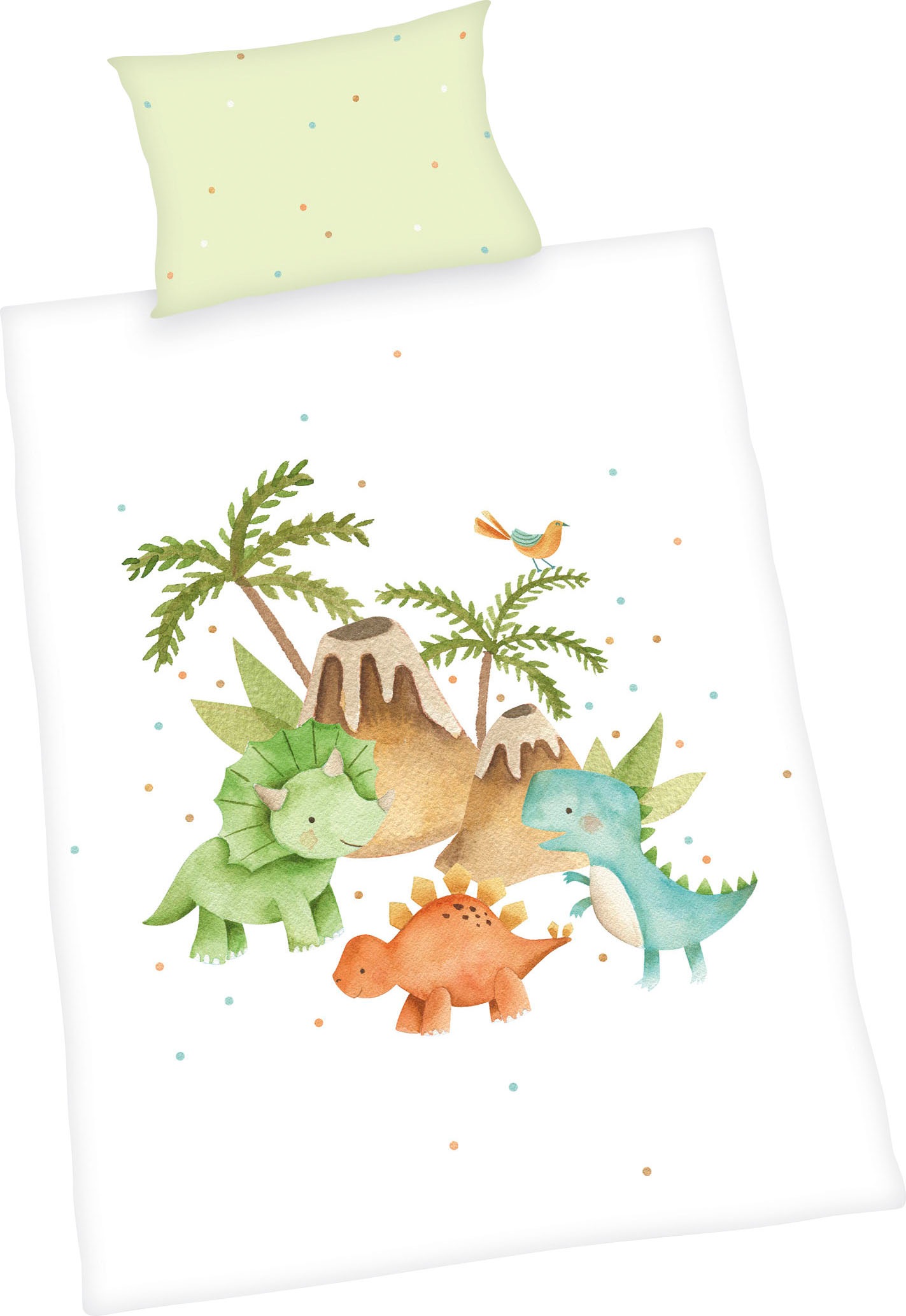 Baby Best Babybettwäsche "Dinos" 2 Stk. mit liebevollem Motiv günstig online kaufen