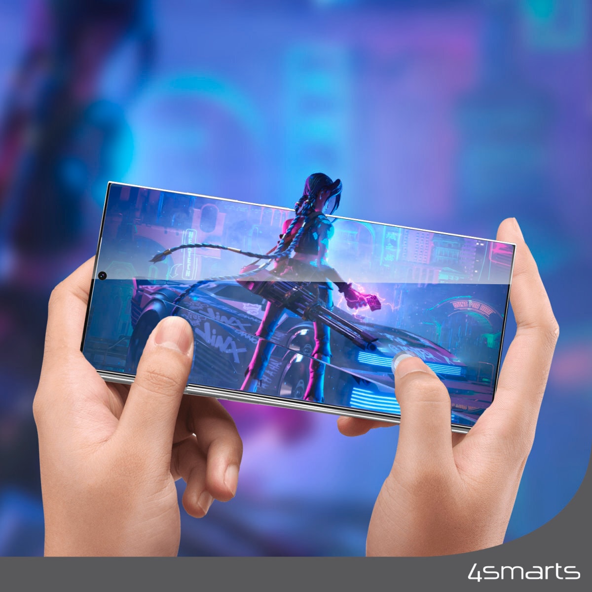 4smarts Displayschutzglas »Second Glass Screen Protector«, für Samsung Galaxy S25 Ultra, Displayschutzfolie, Schutzfolie, Bildschirmschutz, kratz- & stoßfest