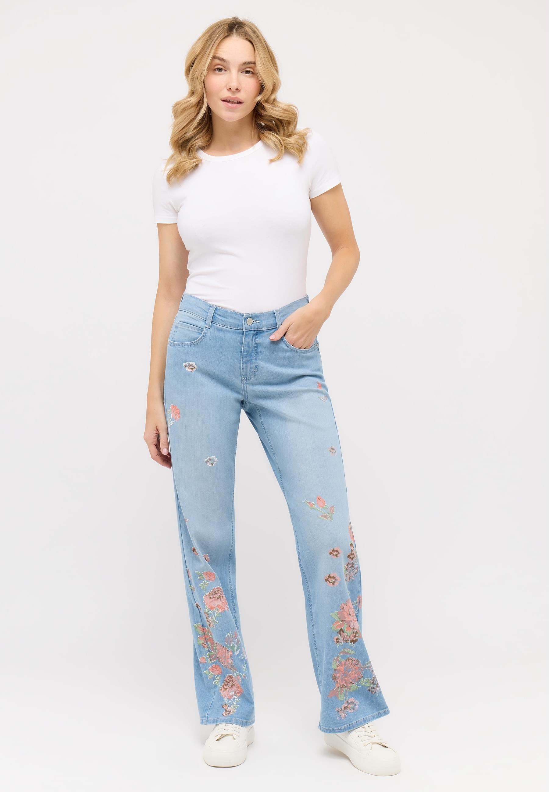 AENGELS Bequeme Jeans »AENGELS Liz Flower«