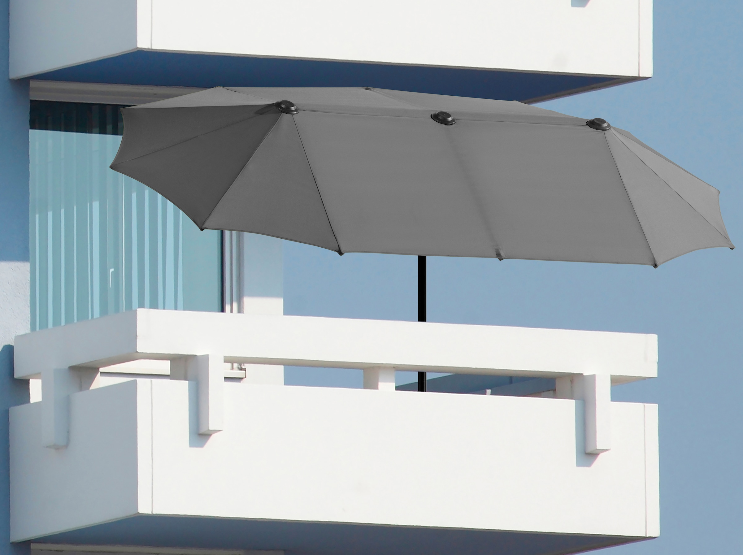 Schneider Schirme Balkonschirm "Salerno", mit Schutzhülle, ohne Schirmständer