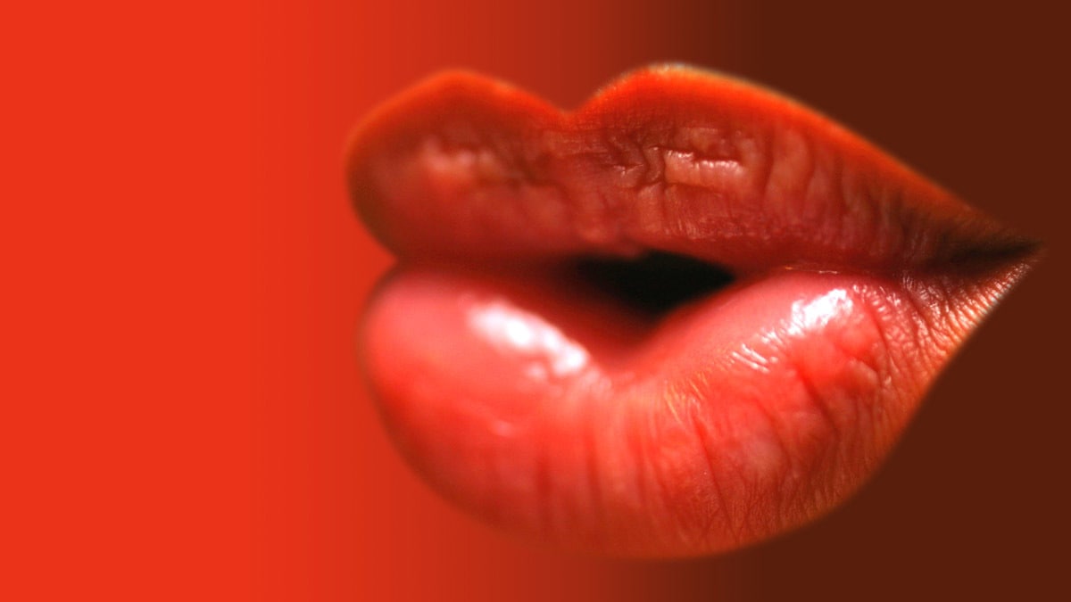 Papermoon Fototapete "Heiße Lippen"