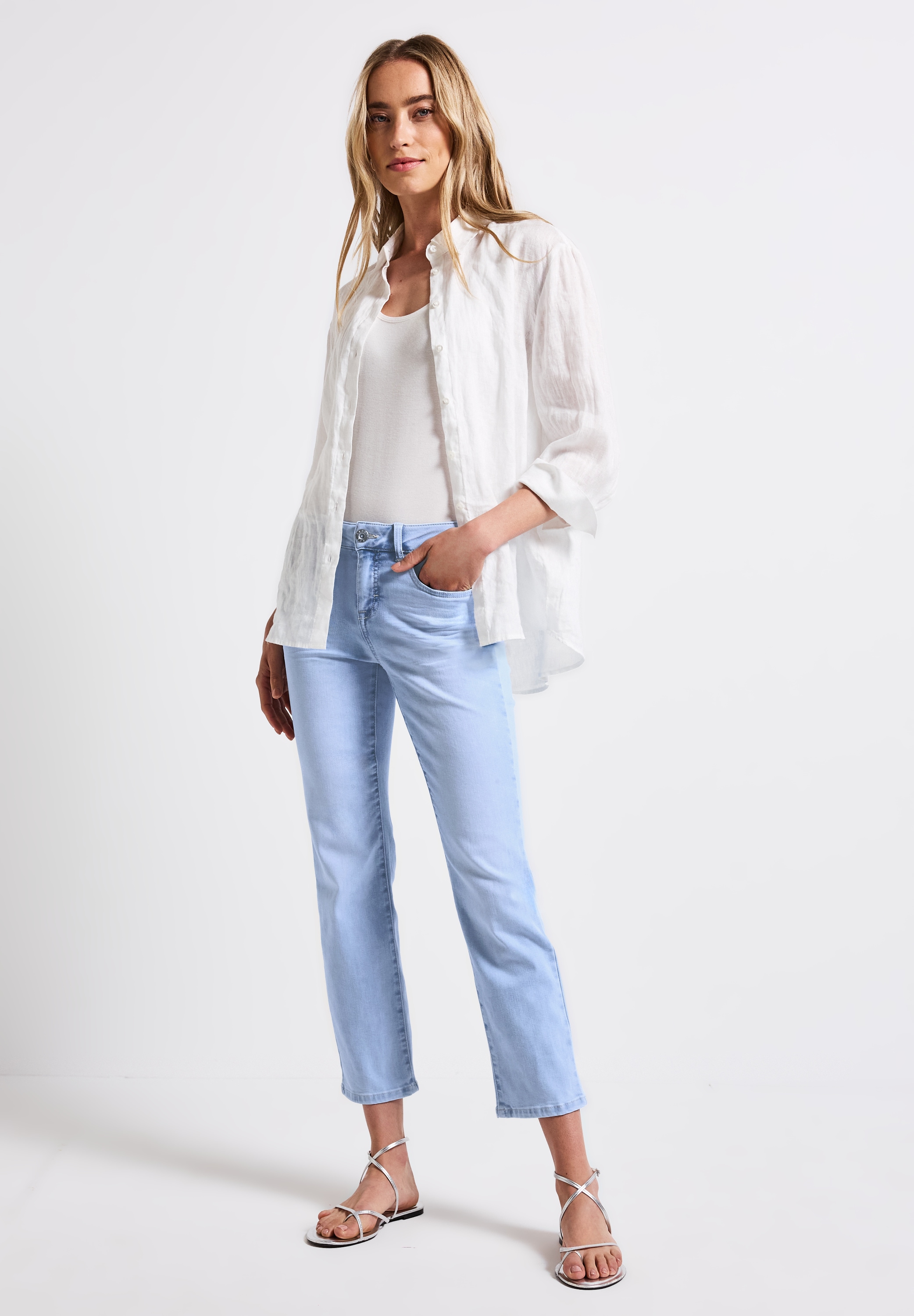STREET ONE Straight-Jeans, Middle Waist