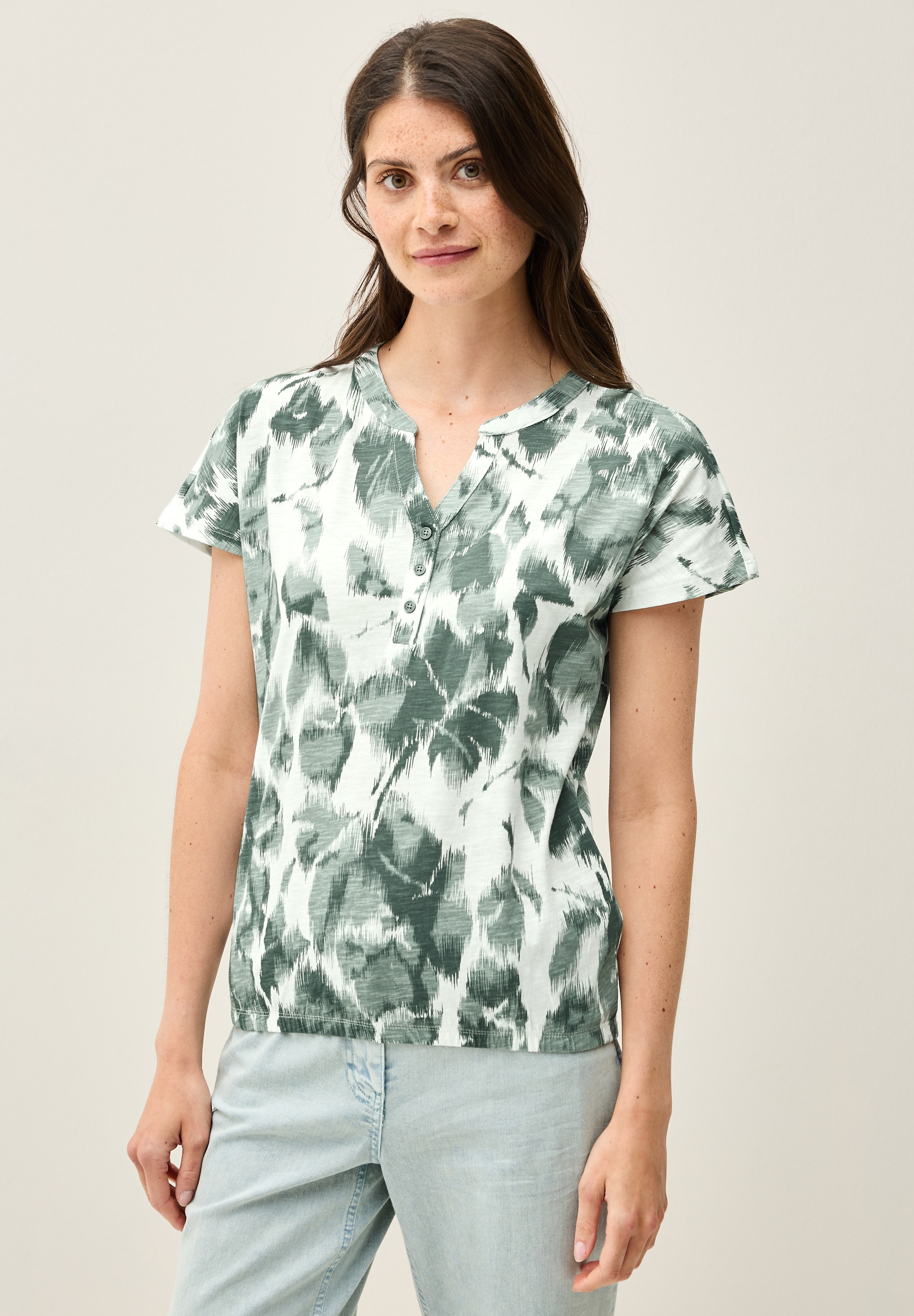 Cecil Print-Shirt, aus reiner Baumwolle günstig online kaufen