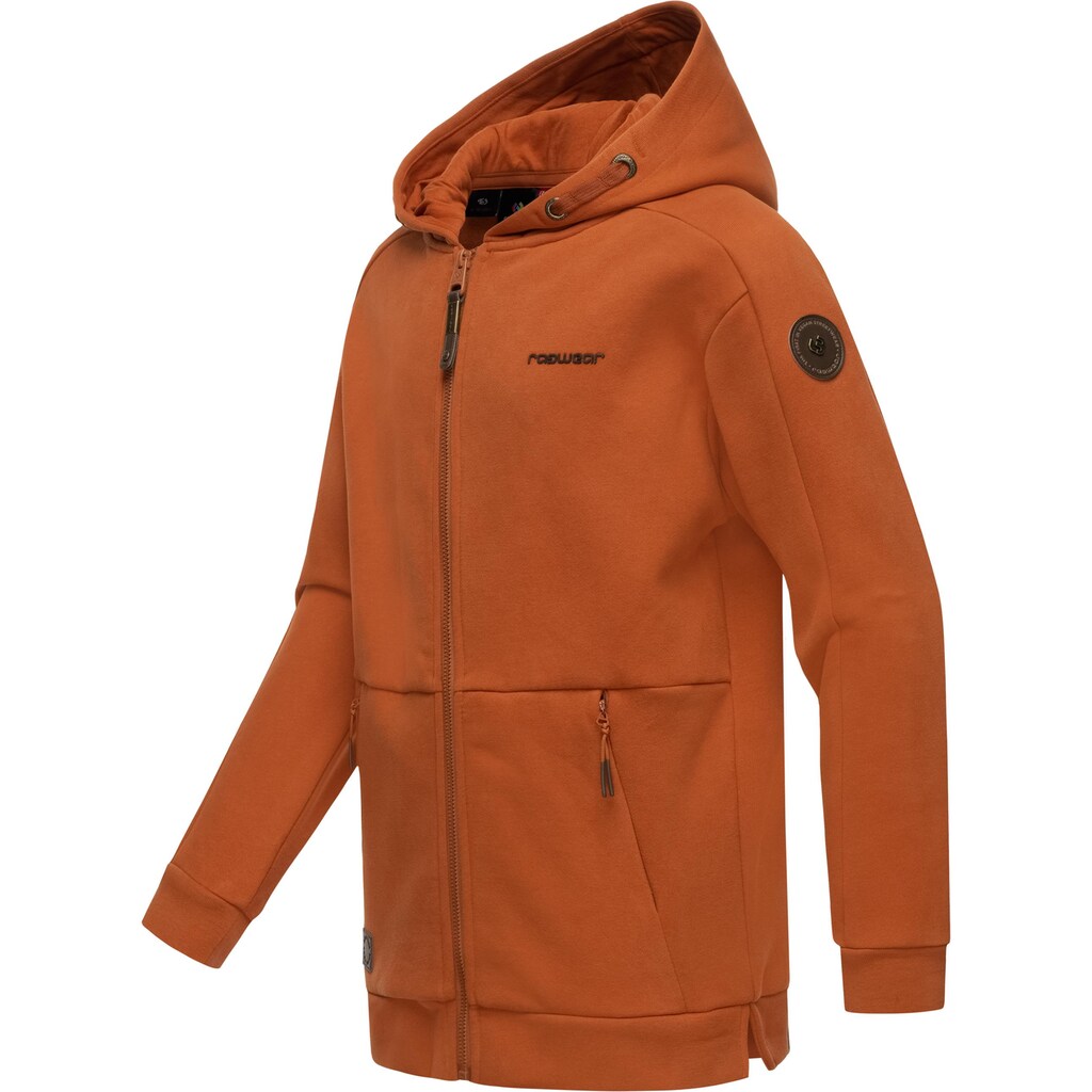 Ragwear Kapuzensweatjacke »Juray Zip«, modische Kinder Jungen Sweatjacke mit Kapuze