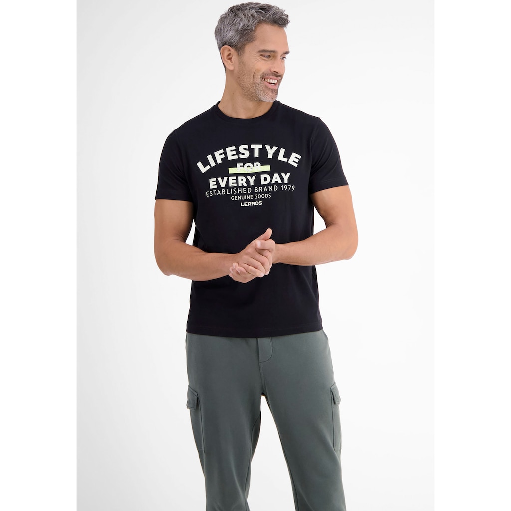 LERROS T-Shirt, mit Frontprint